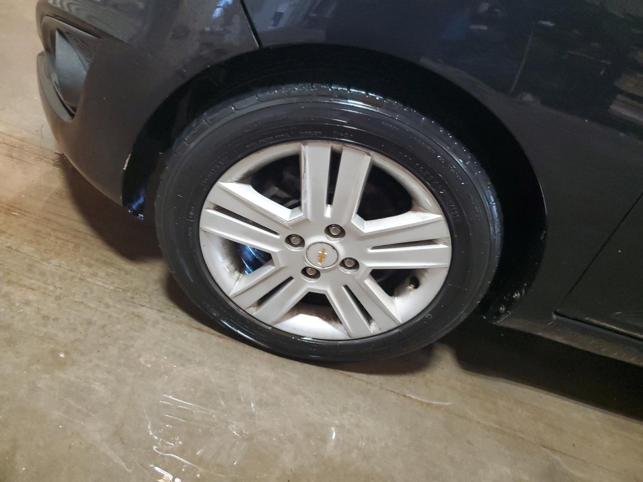 2013 Chevrolet Spark 1lt Black vin: KL8CD6S91DC580100 Damage: Left Front Wheel, Curb Rash, > 12 Inches