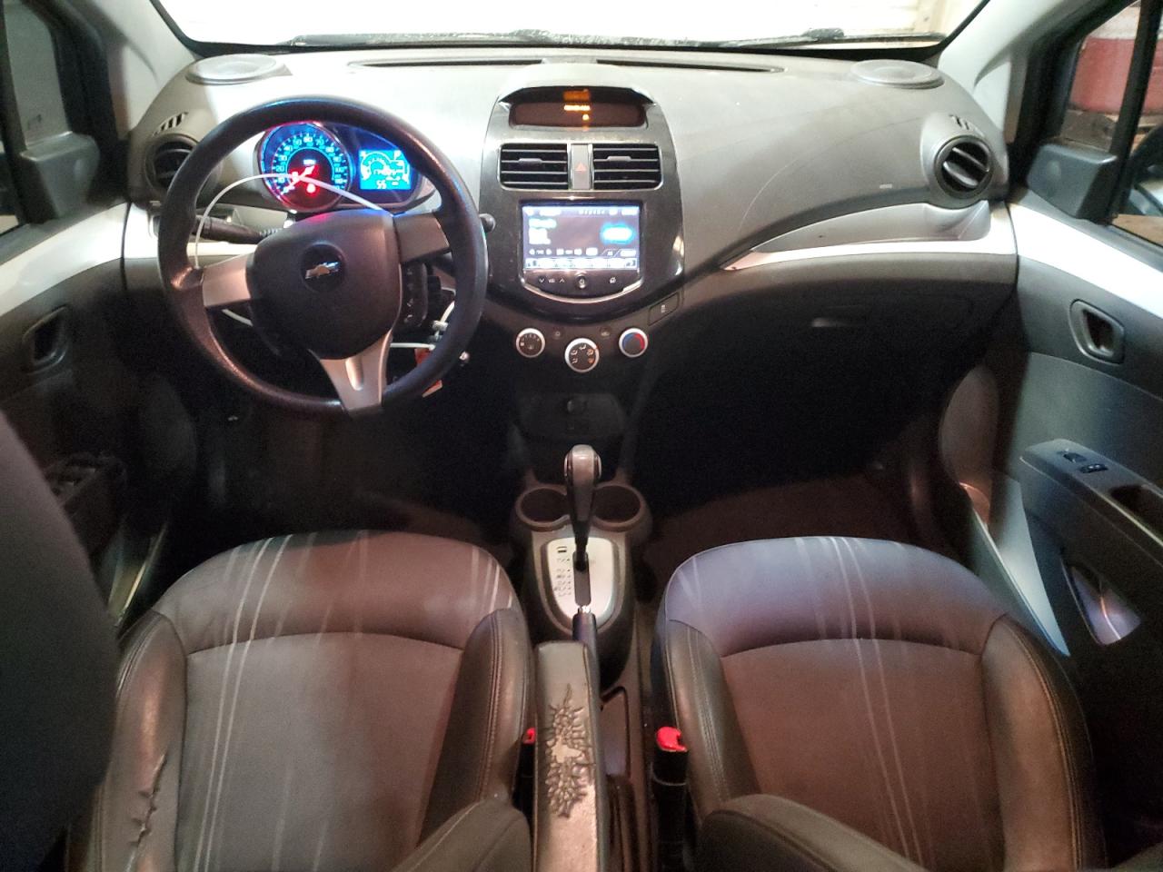2013 Chevrolet Spark 1lt Black vin: KL8CD6S91DC580100 Damage: Left Front Seat Cushion, Torn, > 12 Inches