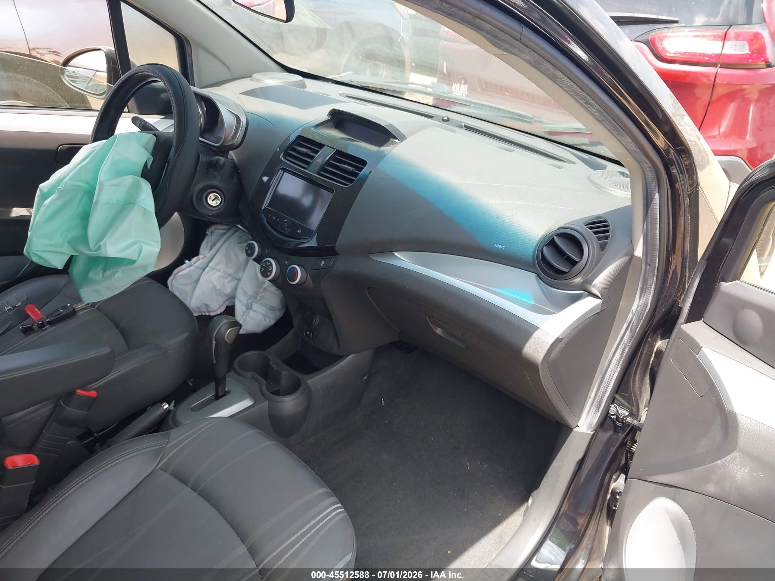 2014 Chevrolet Spark 1lt Auto Black vin: KL8CD6S91EC413852