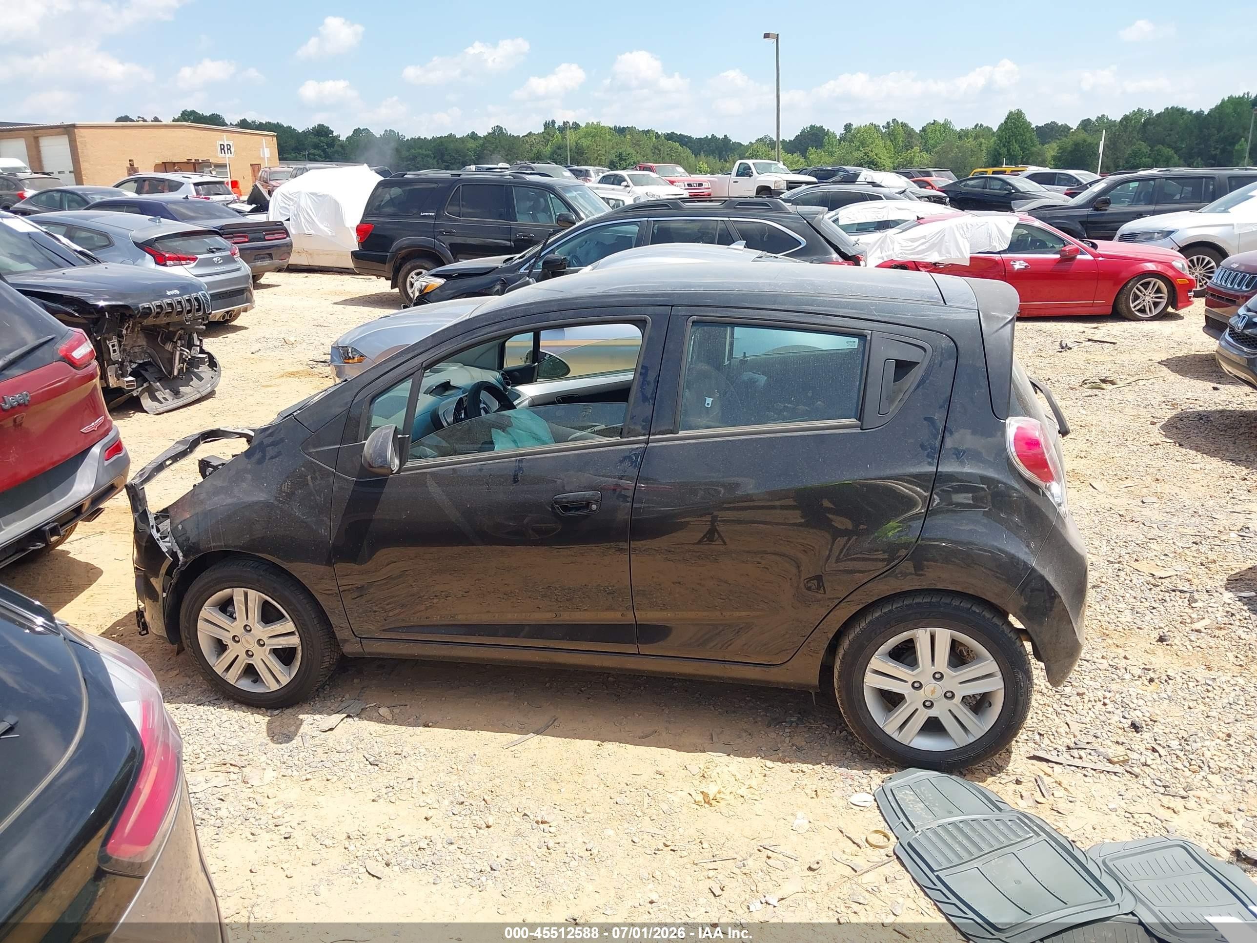 2014 Chevrolet Spark 1lt Auto Black vin: KL8CD6S91EC413852