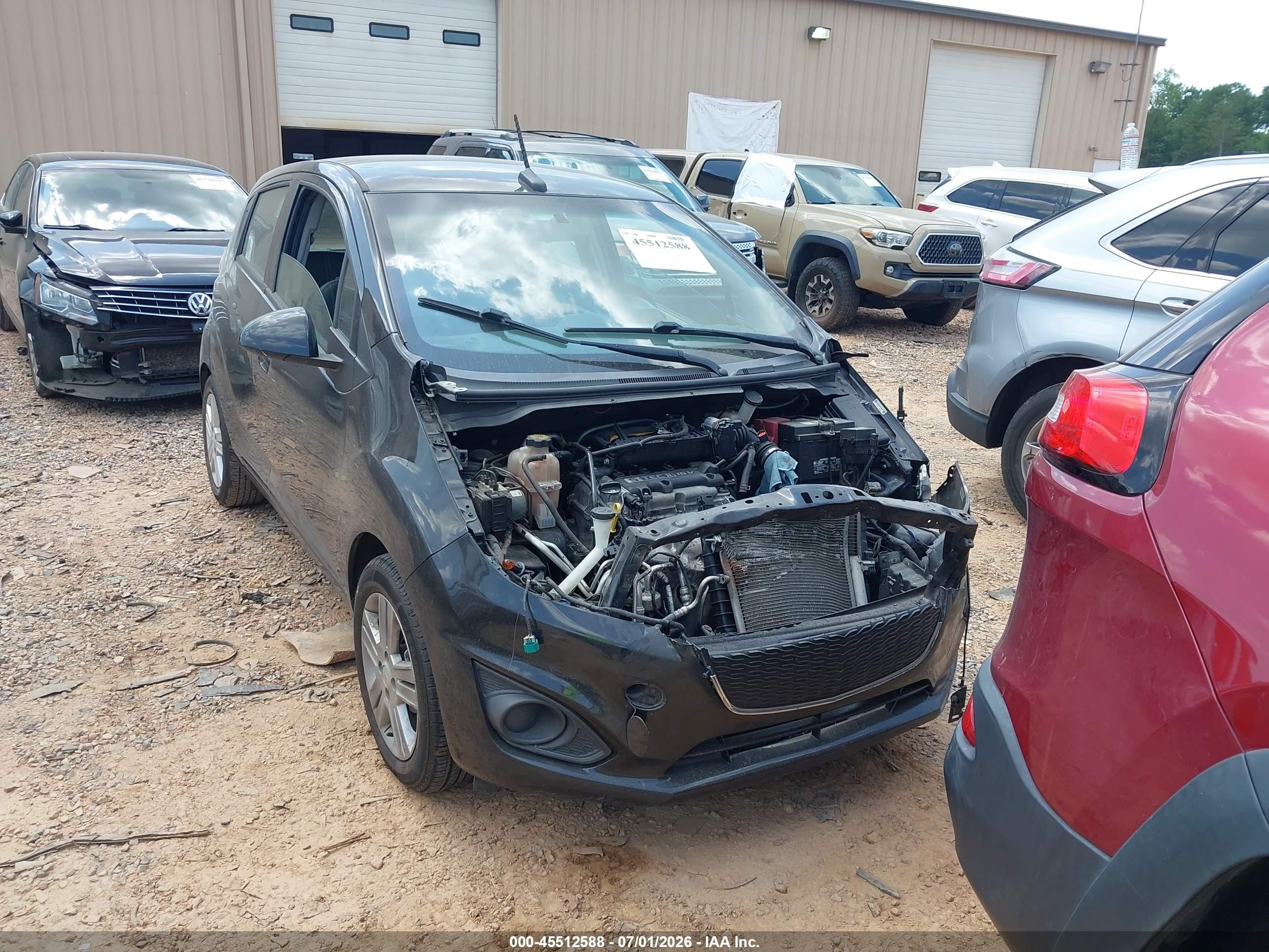 2014 Chevrolet Spark 1lt Auto Black vin: KL8CD6S91EC413852