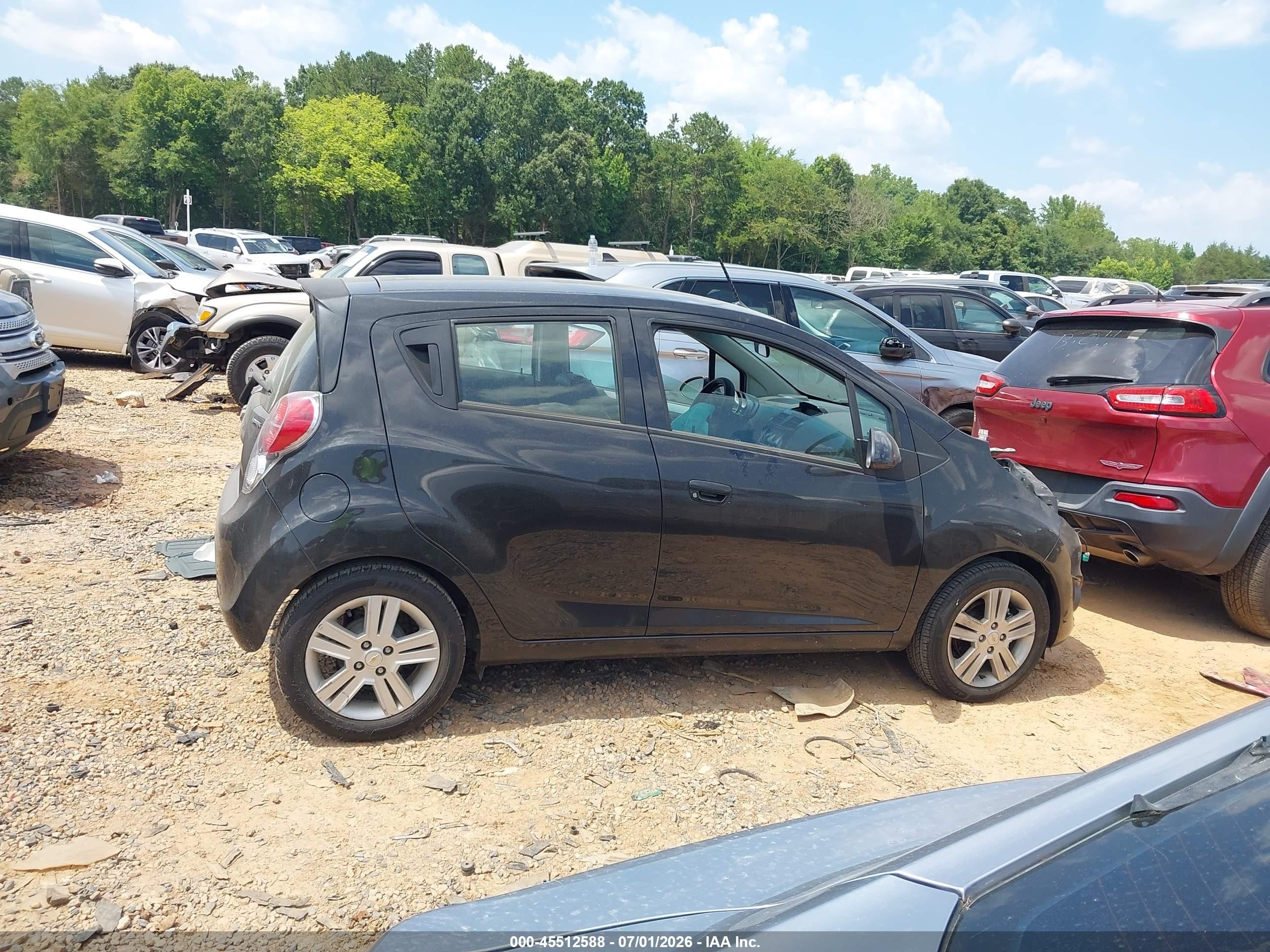 2014 Chevrolet Spark 1lt Auto Black vin: KL8CD6S91EC413852