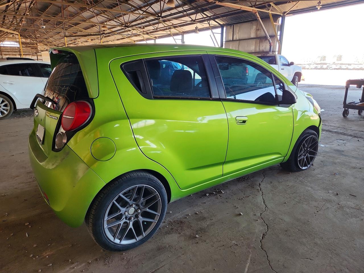 2014 Chevrolet Spark 1lt Green vin: KL8CD6S91EC478703
