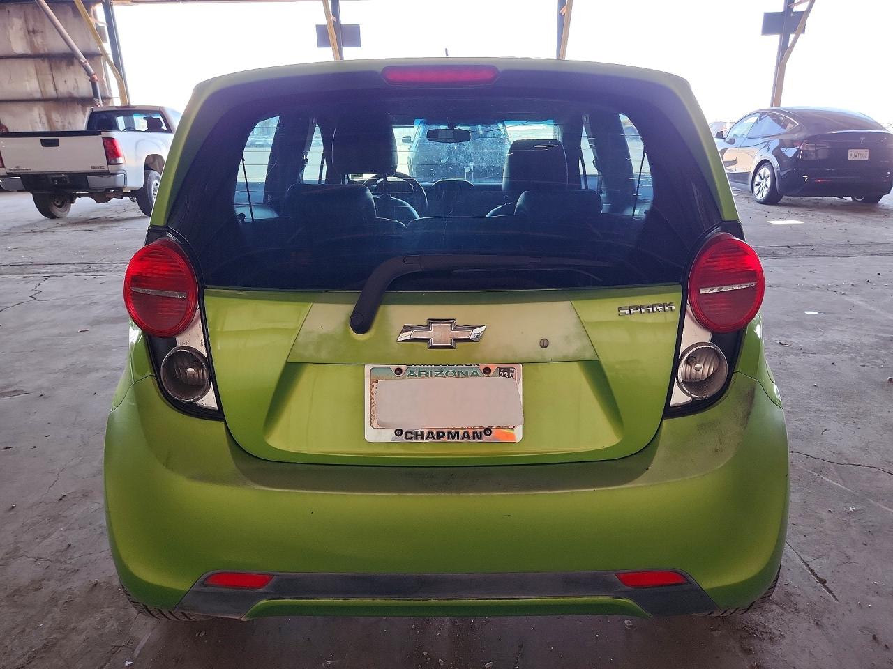 2014 Chevrolet Spark 1lt Green vin: KL8CD6S91EC478703