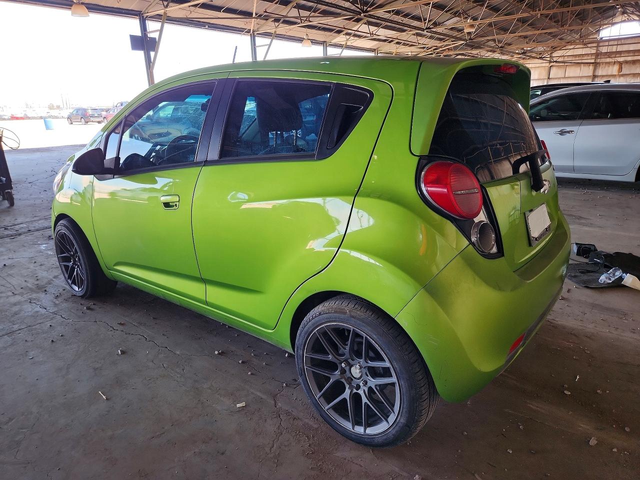 2014 Chevrolet Spark 1lt Green vin: KL8CD6S91EC478703