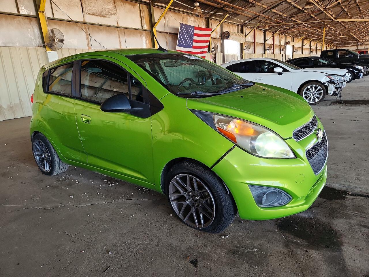 2014 Chevrolet Spark 1lt Green vin: KL8CD6S91EC478703