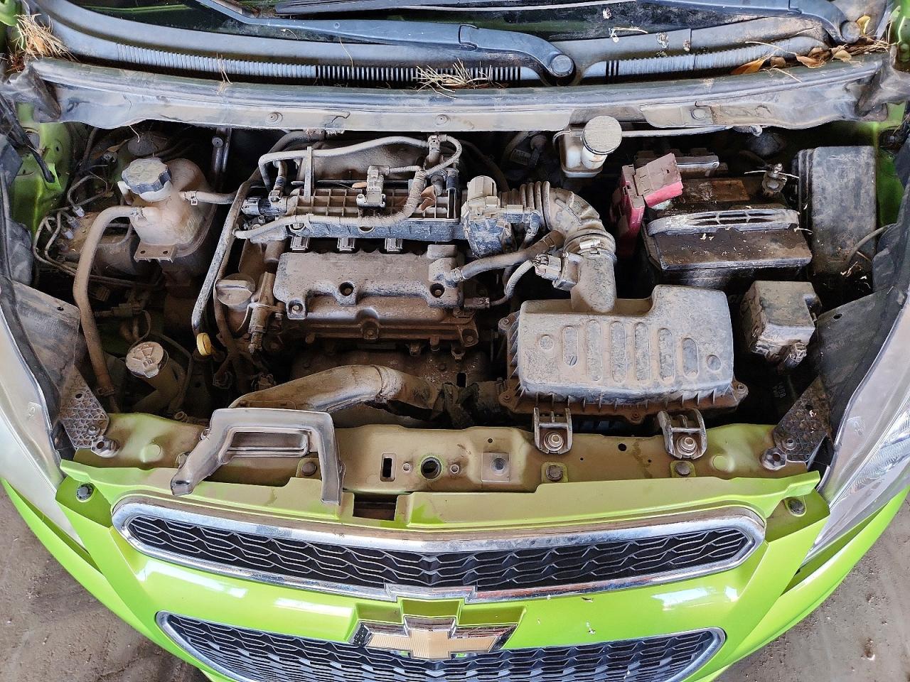 2014 Chevrolet Spark 1lt Green vin: KL8CD6S91EC478703