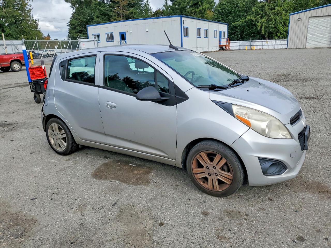 2014 Chevrolet Spark 1lt Silver vin: KL8CD6S91EC512459