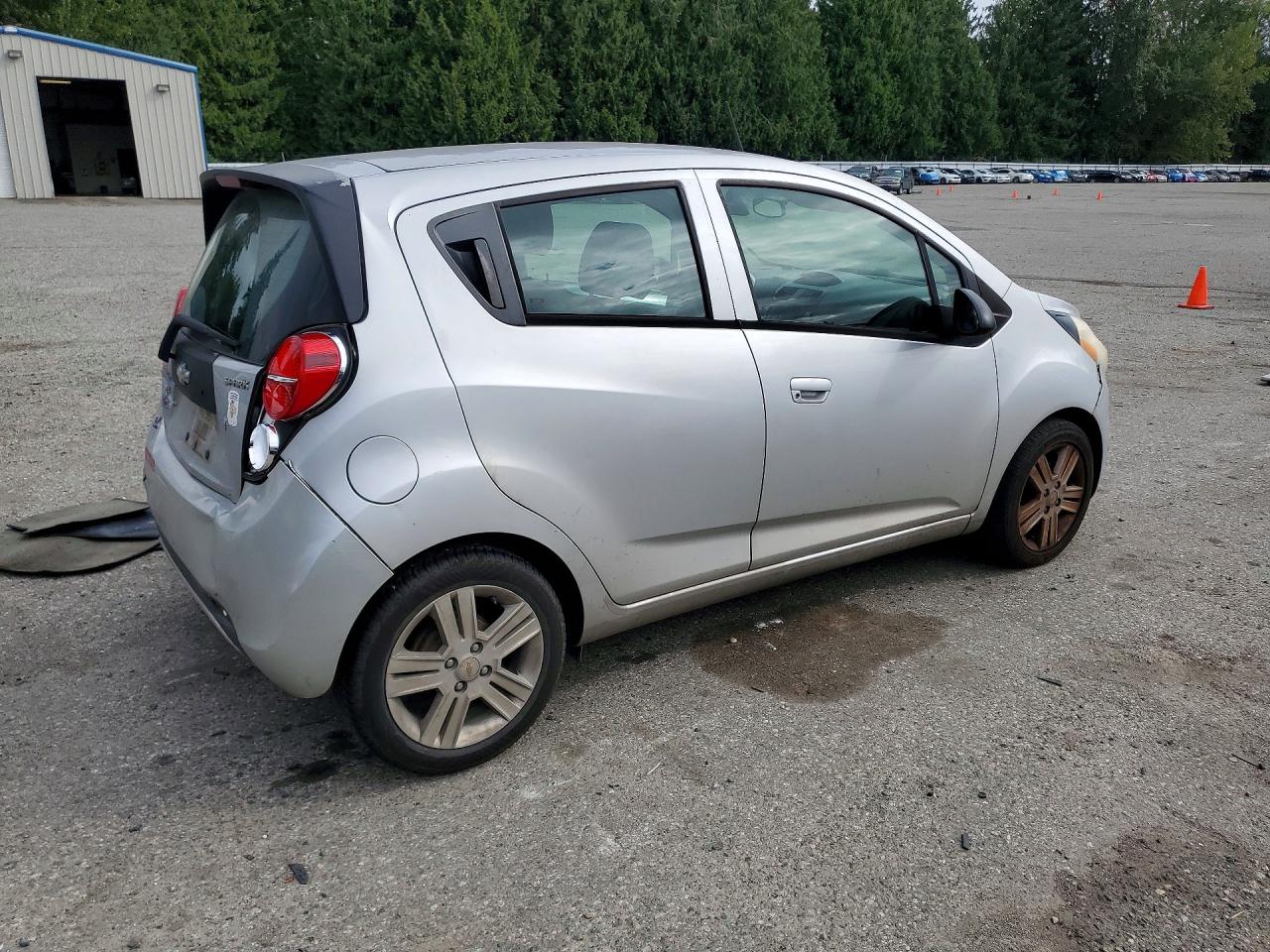 2014 Chevrolet Spark 1lt Silver vin: KL8CD6S91EC512459