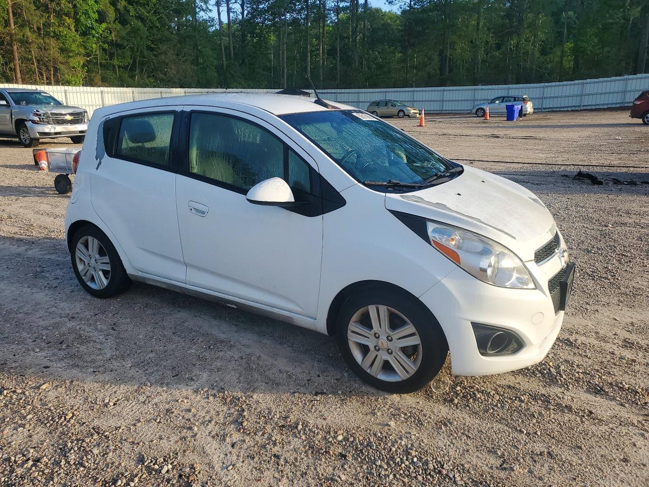 2014 Chevrolet Spark 1lt White vin: KL8CD6S91EC533392