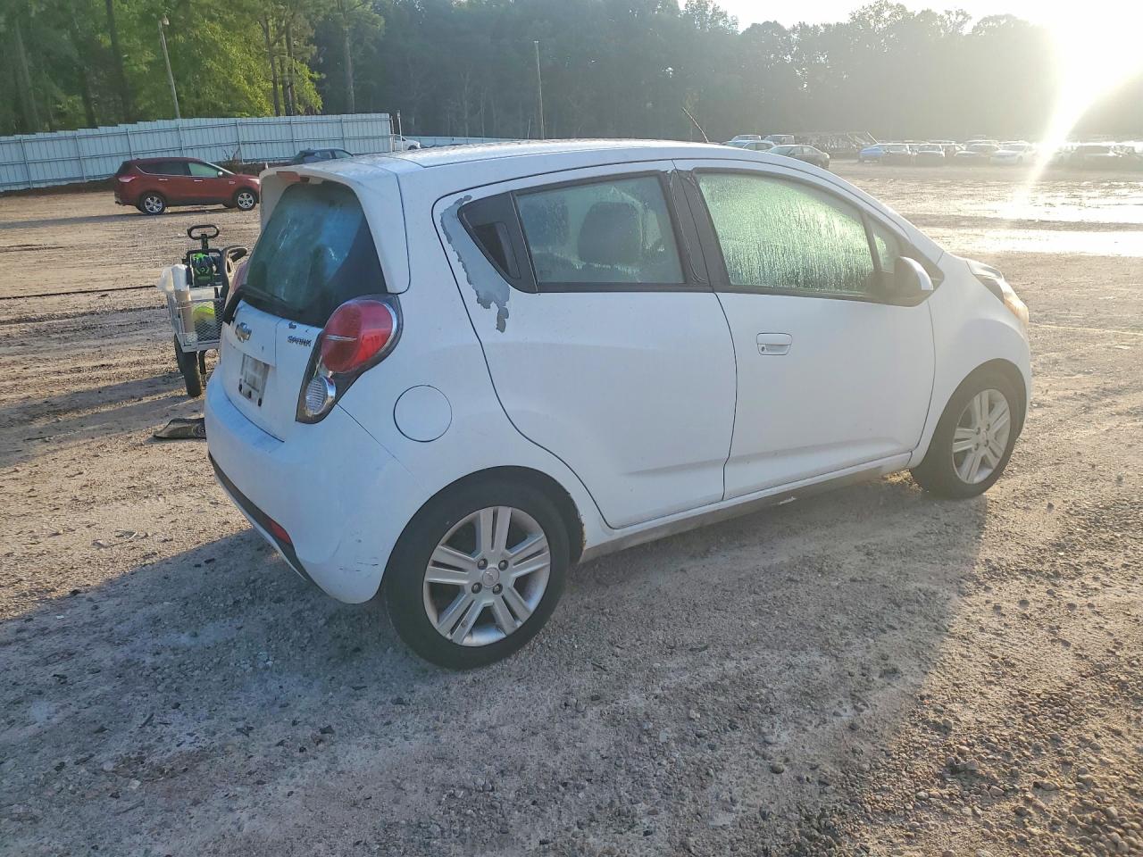 2014 Chevrolet Spark 1lt White vin: KL8CD6S91EC533392