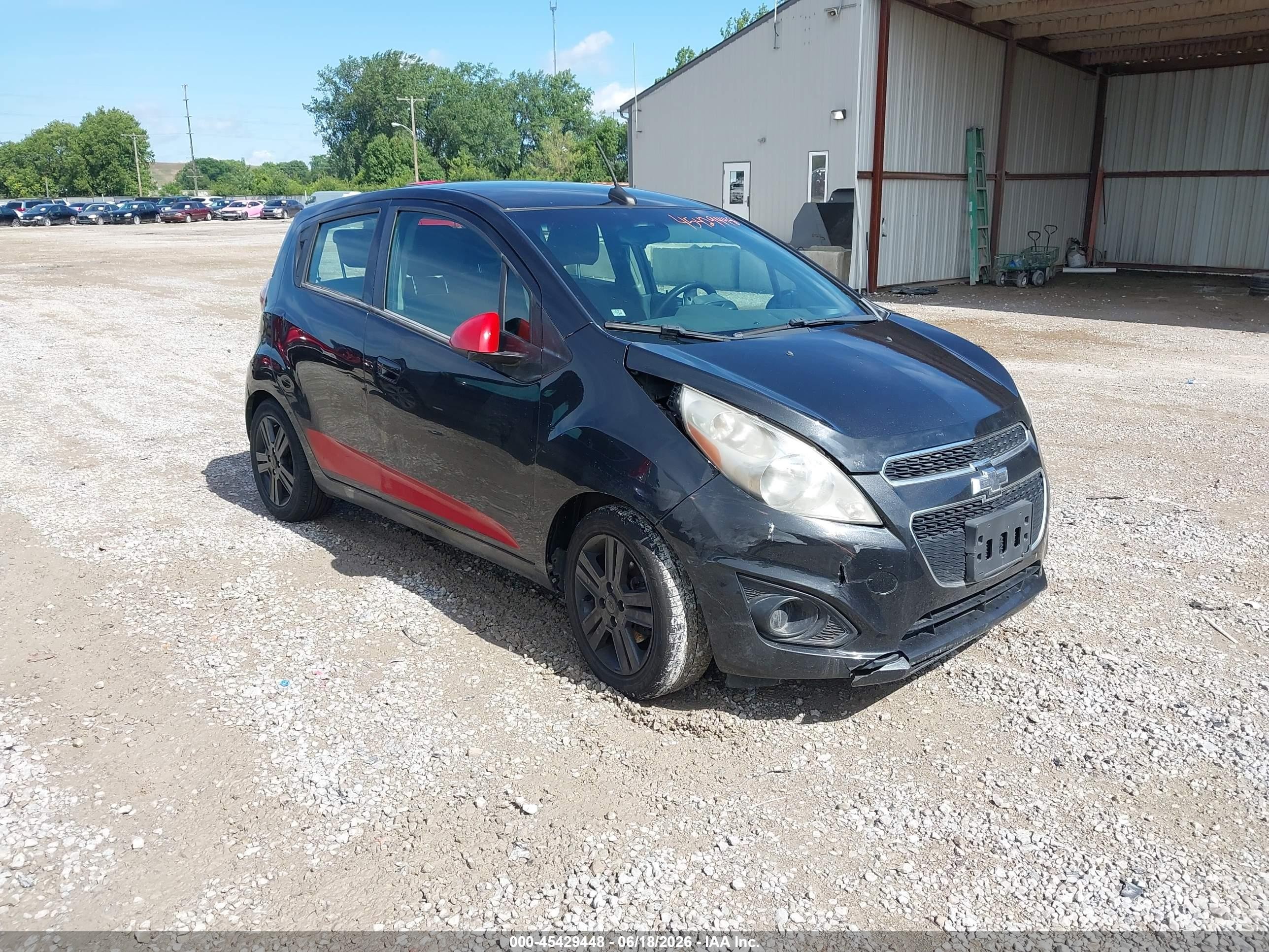 2014 Chevrolet Spark 1lt Auto Black vin: KL8CD6S91EC559426