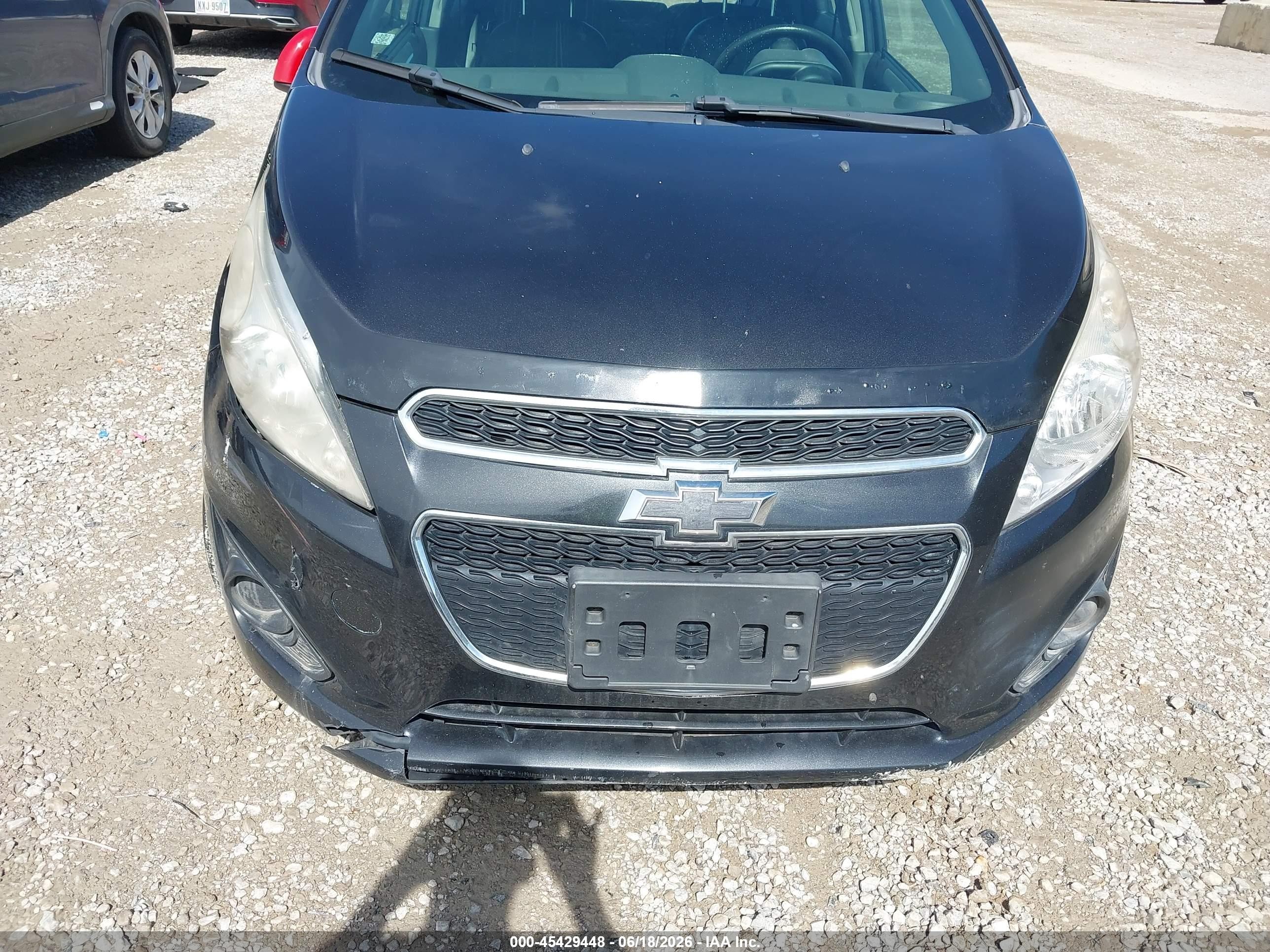 2014 Chevrolet Spark 1lt Auto Black vin: KL8CD6S91EC559426