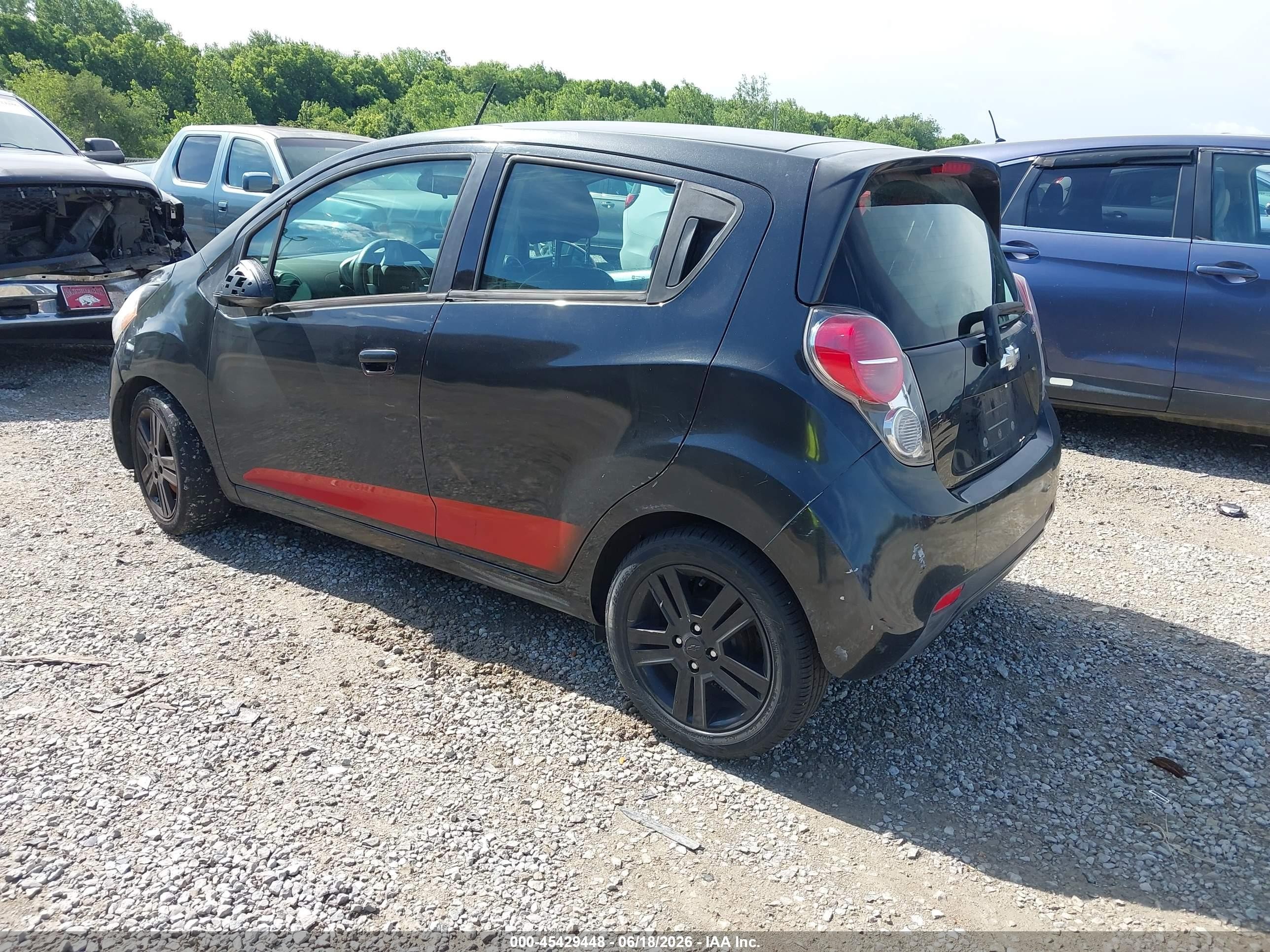 2014 Chevrolet Spark 1lt Auto Black vin: KL8CD6S91EC559426