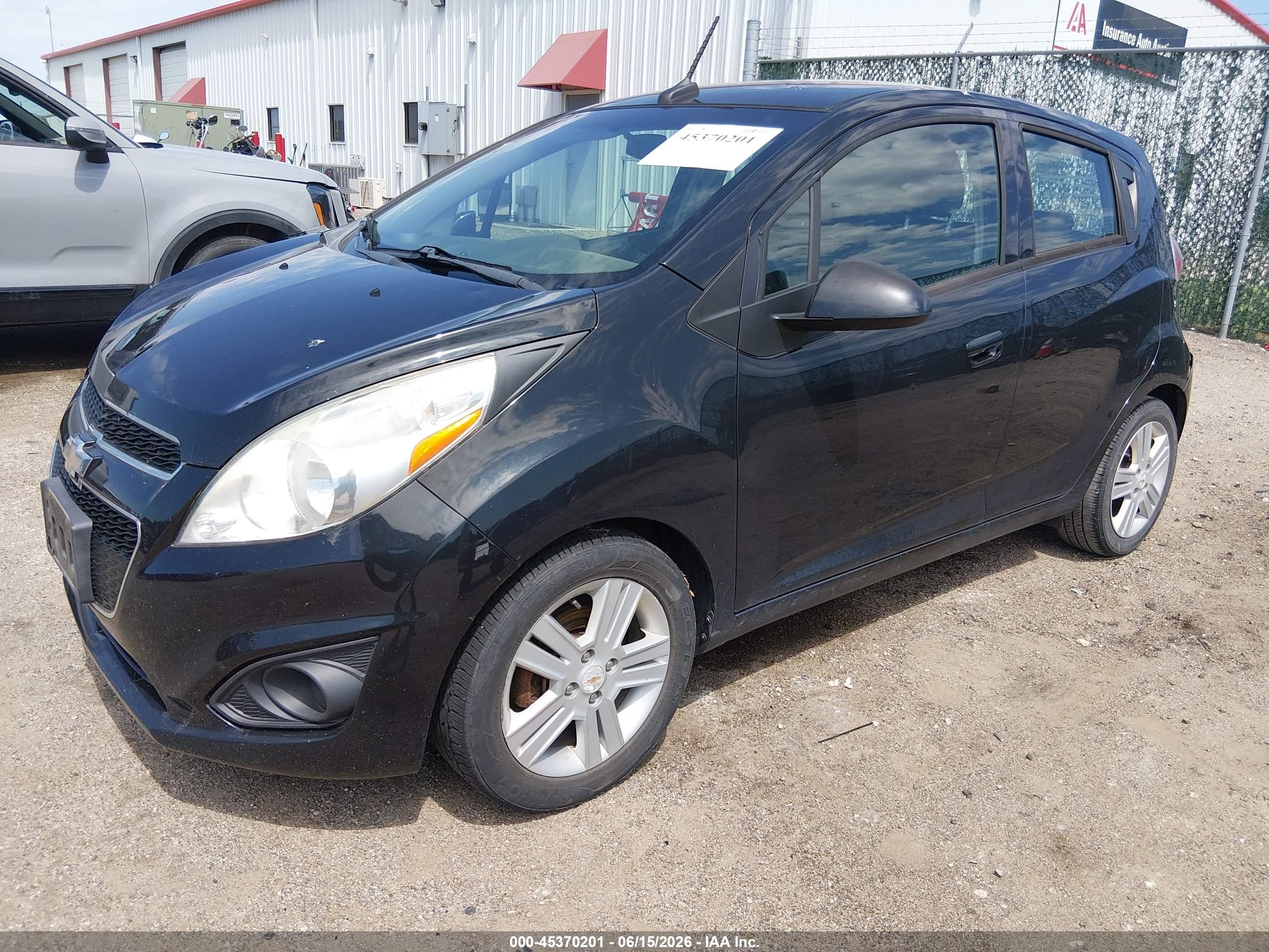 2014 Chevrolet Spark 1lt Auto Black vin: KL8CD6S91EC586870