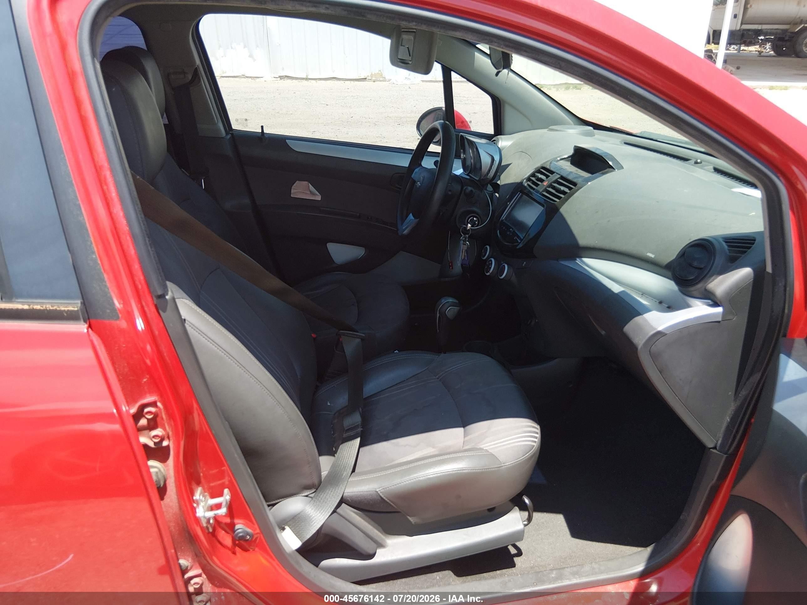 2015 Chevrolet Spark 1lt Cvt Red vin: KL8CD6S91FC719919