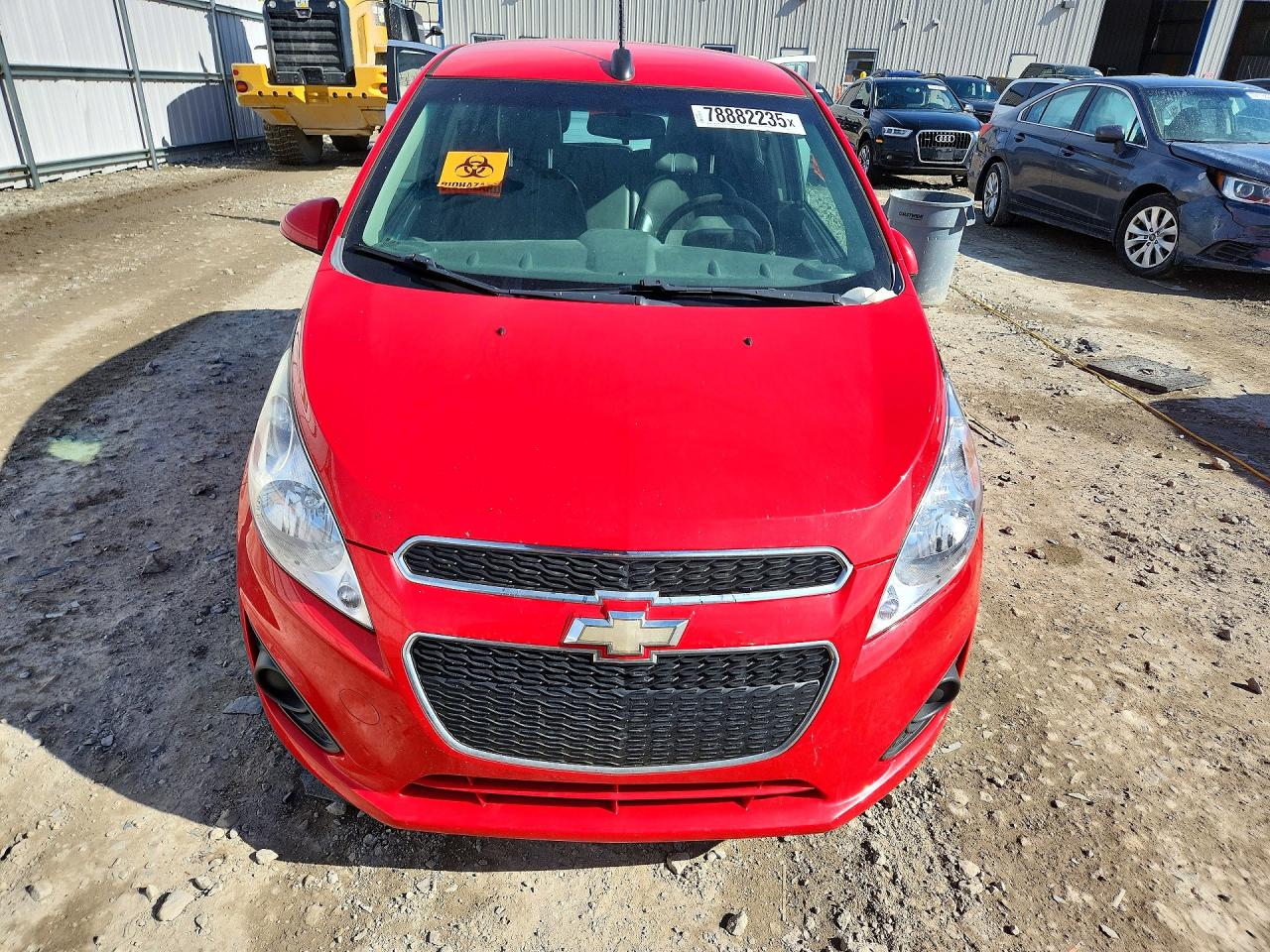 2015 Chevrolet Spark 1lt Red vin: KL8CD6S91FC735635
