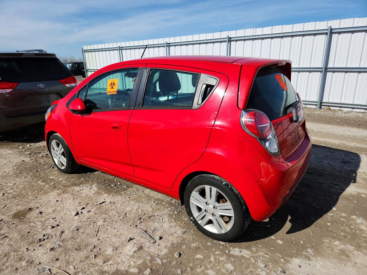 2015 Chevrolet Spark 1lt Red vin: KL8CD6S91FC735635