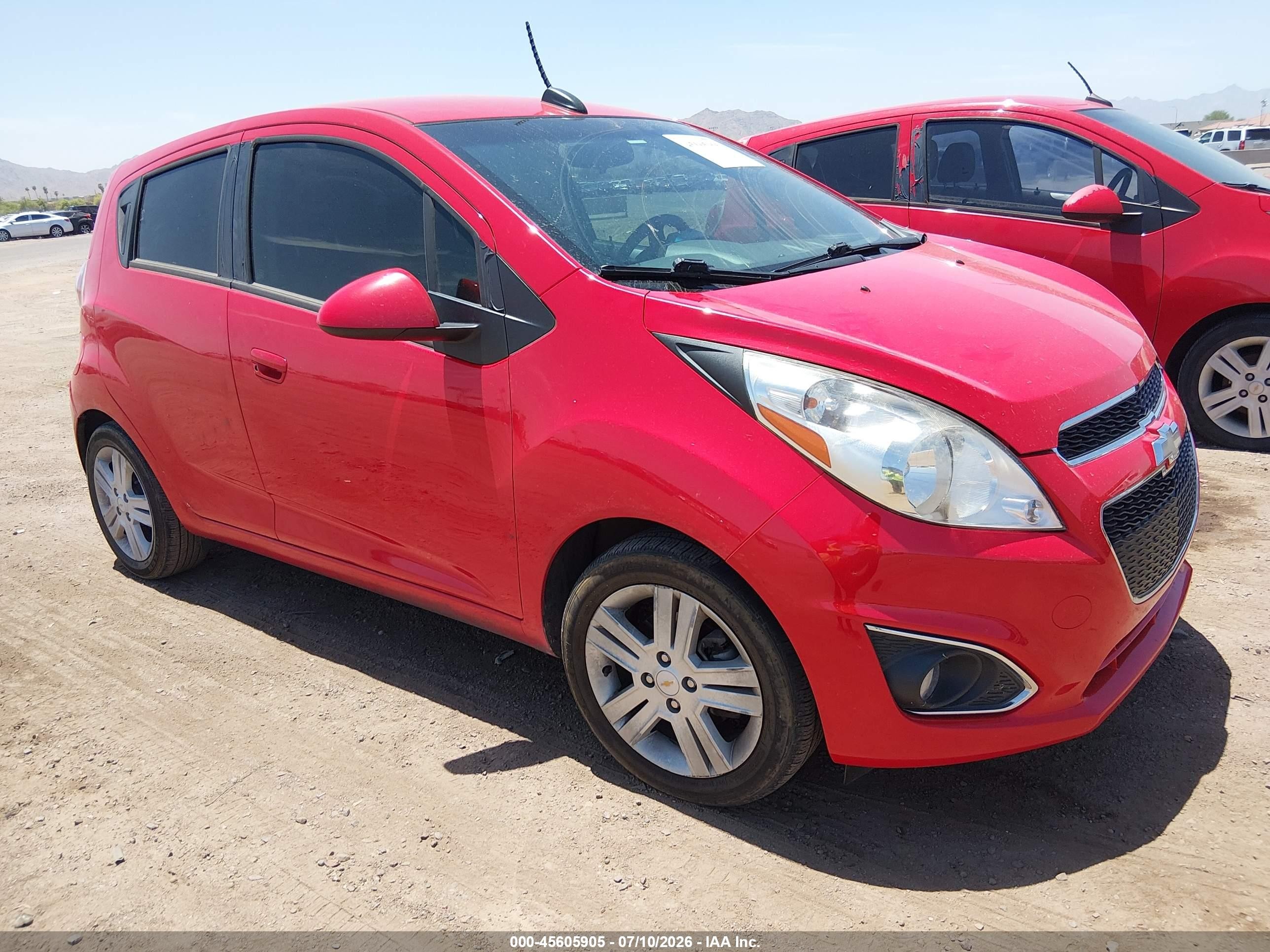 2015 Chevrolet Spark 1lt Cvt Red vin: KL8CD6S91FC798976