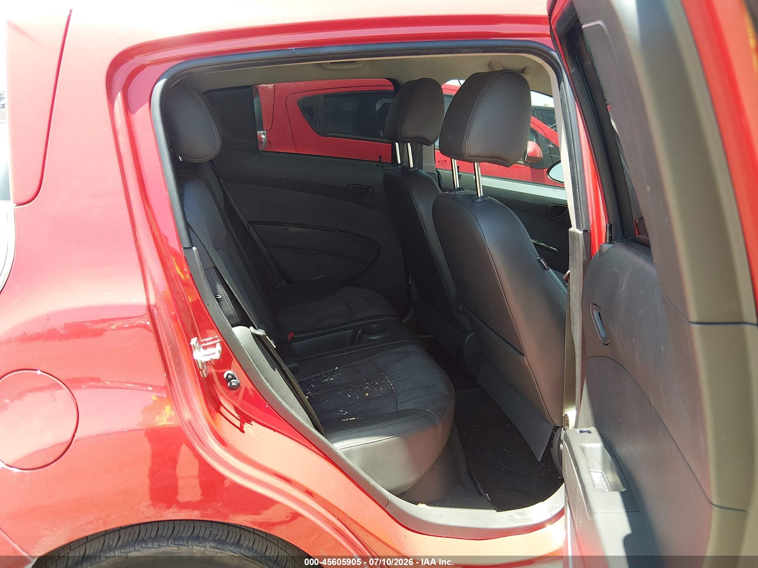 2015 Chevrolet Spark 1lt Cvt Red vin: KL8CD6S91FC798976