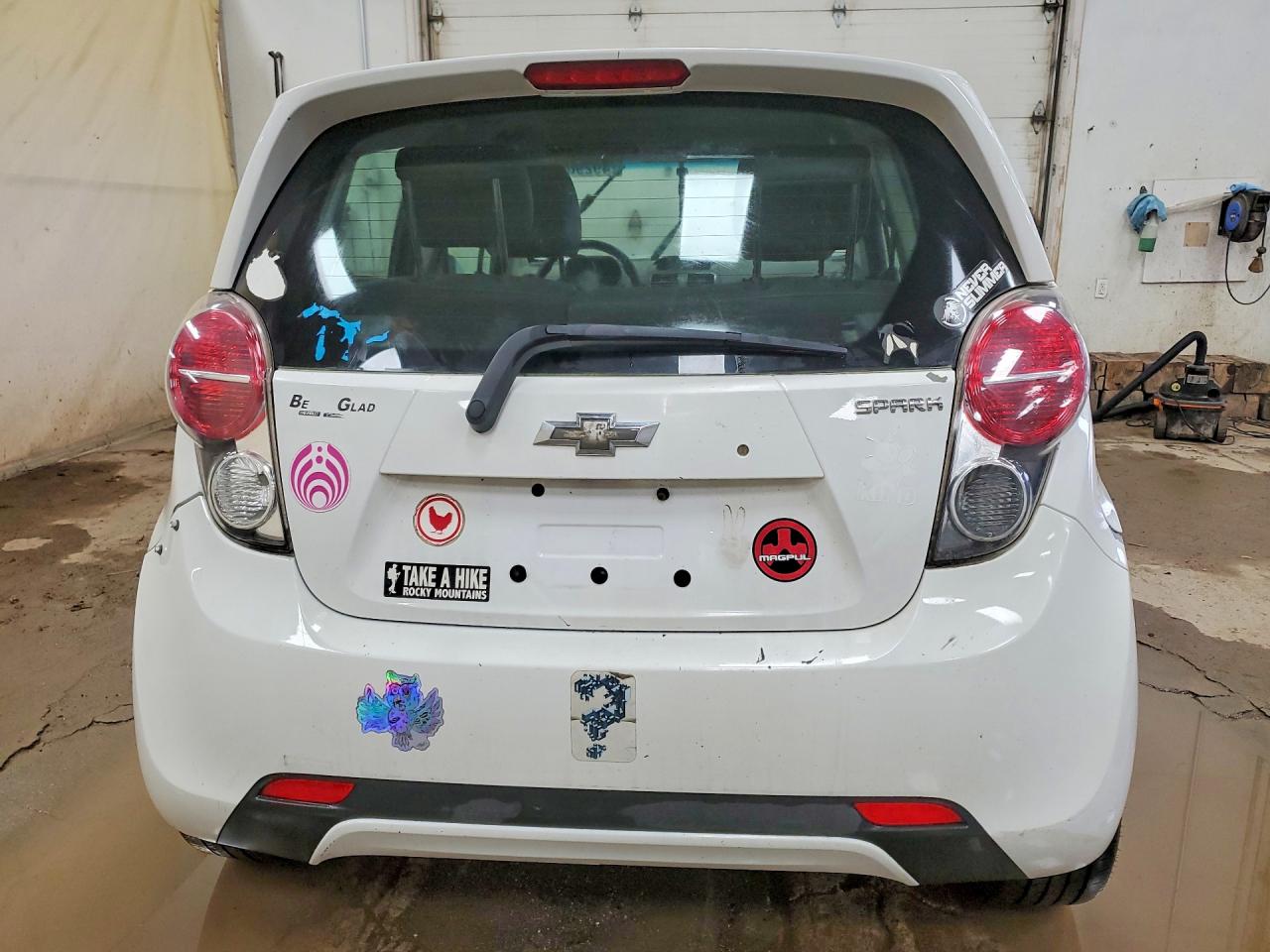 2013 Chevrolet Spark 1lt White vin: KL8CD6S92DC511948
