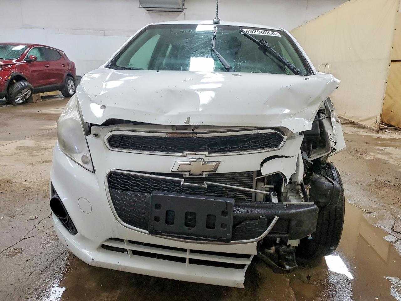 2013 Chevrolet Spark 1lt White vin: KL8CD6S92DC511948