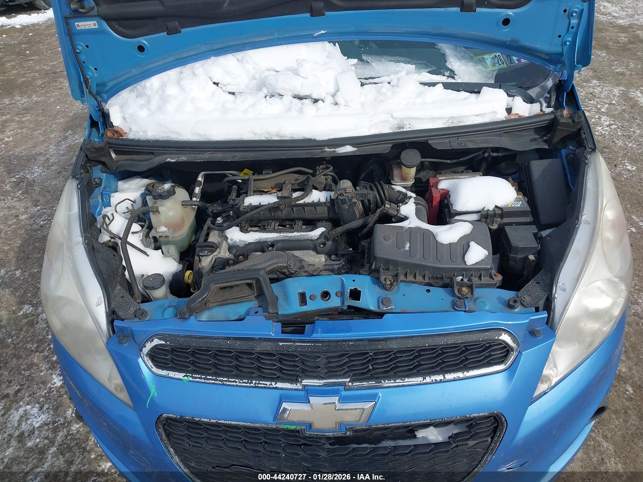 2013 Chevrolet Spark 1lt Auto Синий vin: KL8CD6S92DC512341