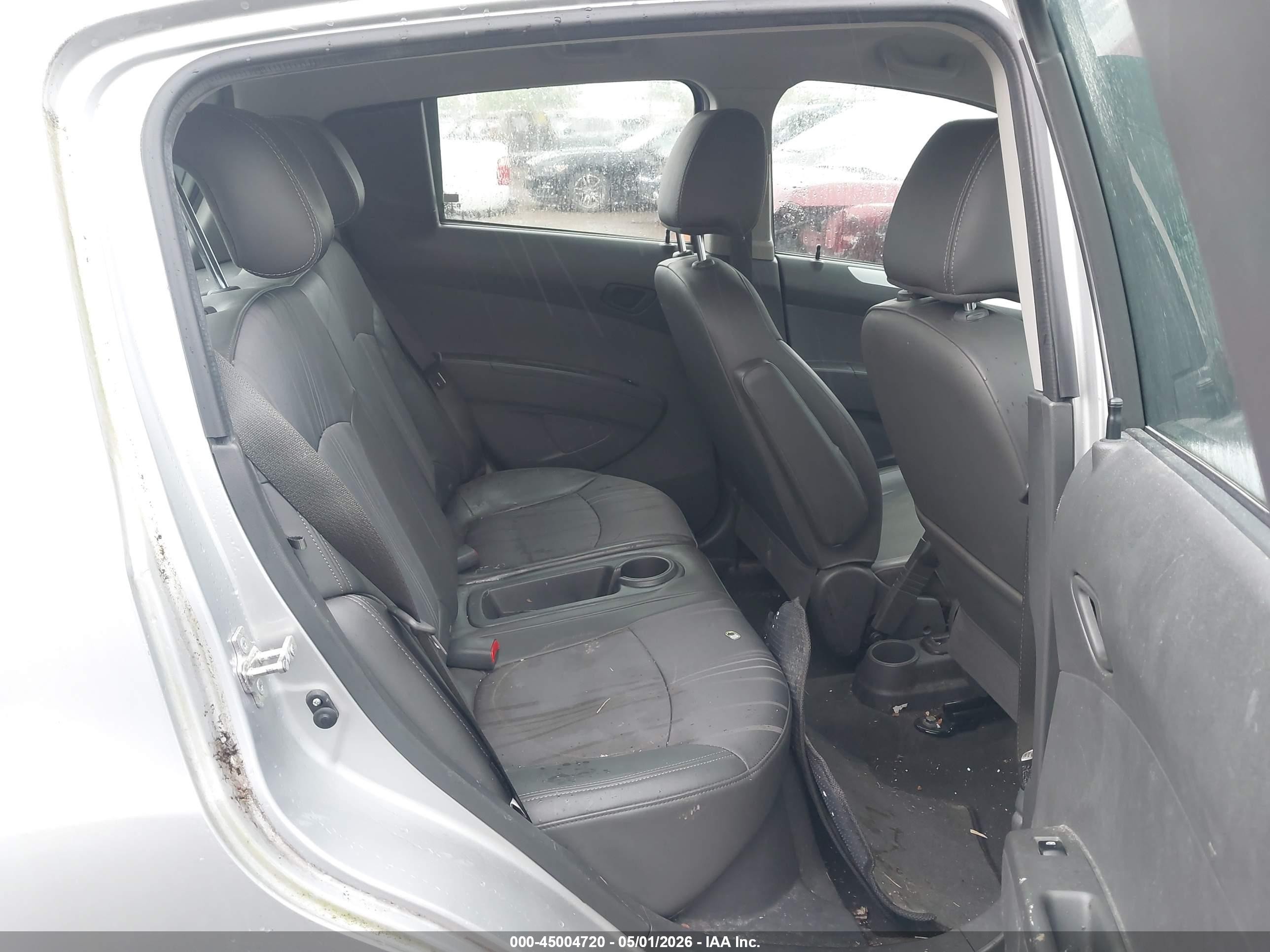 2013 Chevrolet Spark 1lt Auto Silver vin: KL8CD6S92DC553312