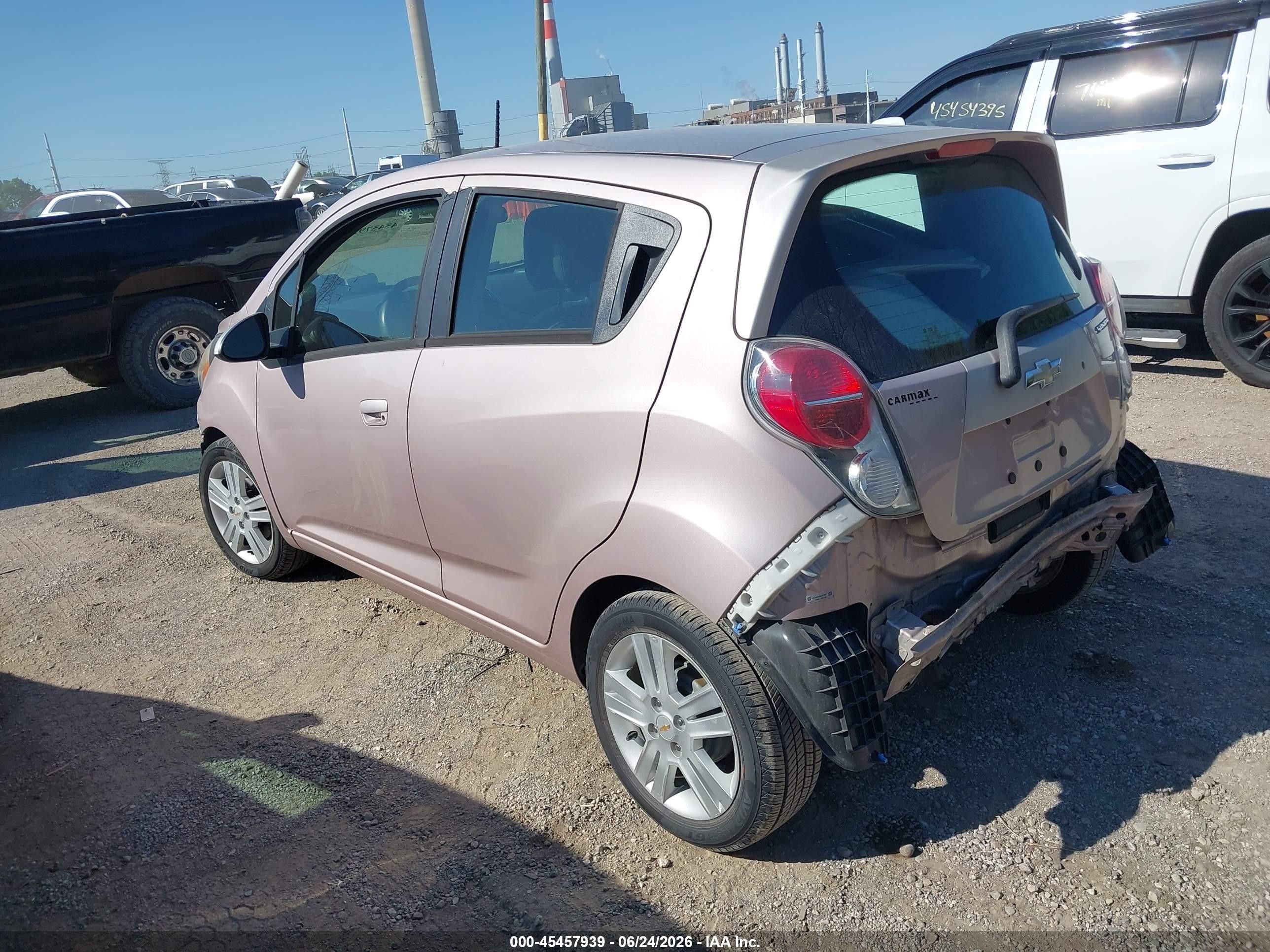 2013 Chevrolet Spark 1lt Auto Pink vin: KL8CD6S92DC578937