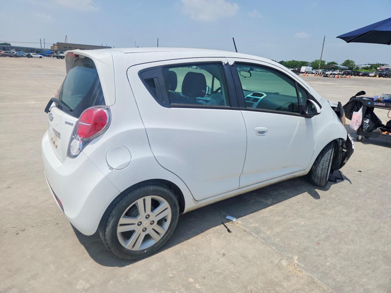 2014 Chevrolet Spark 1lt White vin: KL8CD6S92EC541422