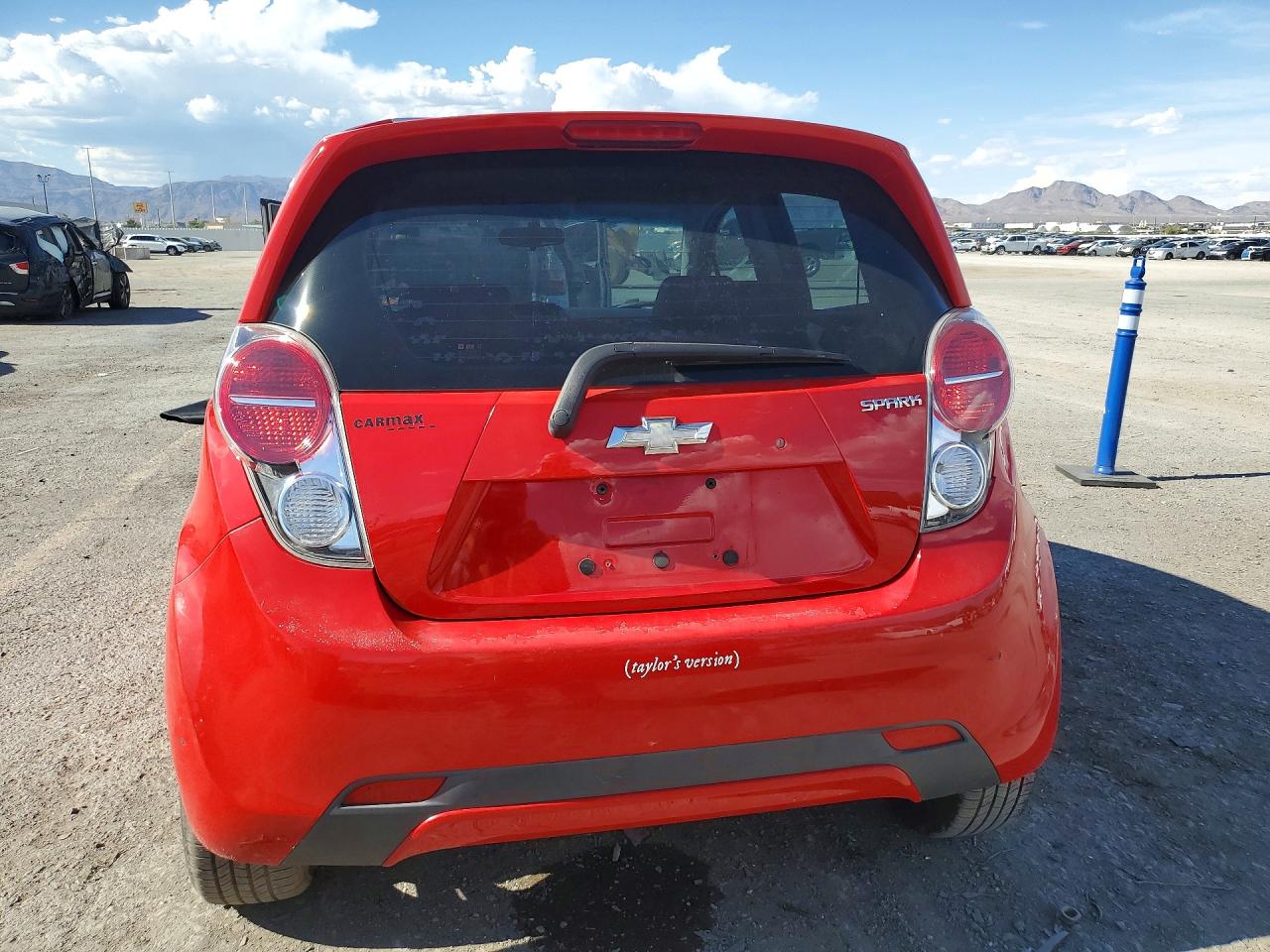 2014 Chevrolet Spark 1lt Red vin: KL8CD6S92EC546474