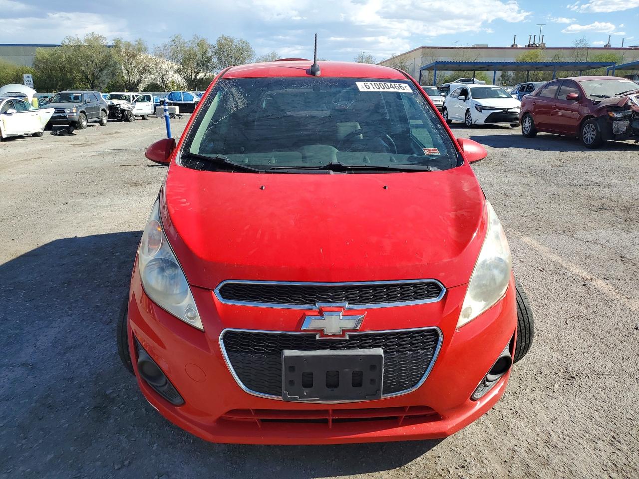 2014 Chevrolet Spark 1lt Red vin: KL8CD6S92EC546474