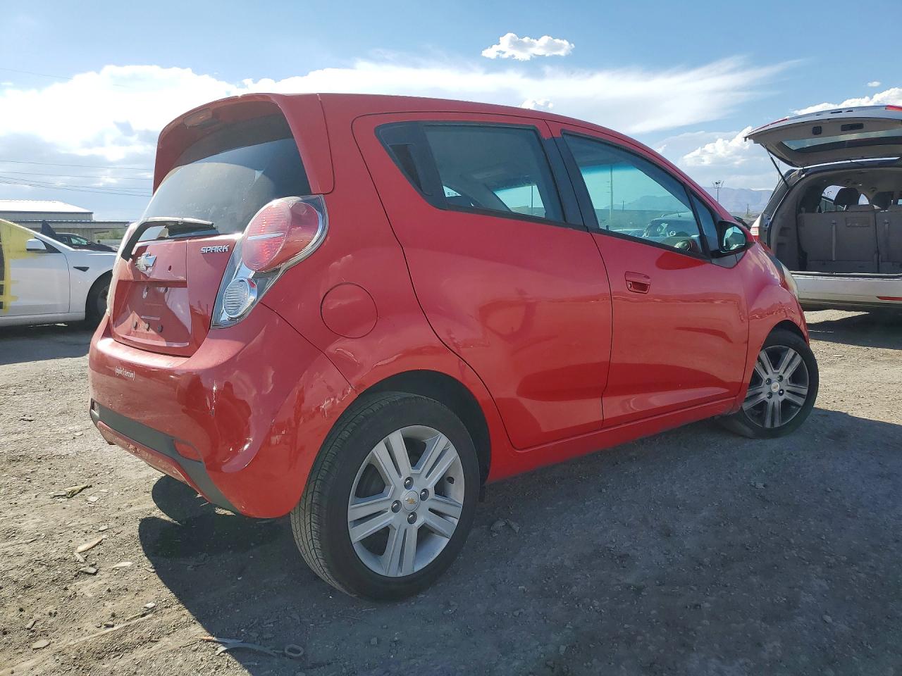 2014 Chevrolet Spark 1lt Red vin: KL8CD6S92EC546474