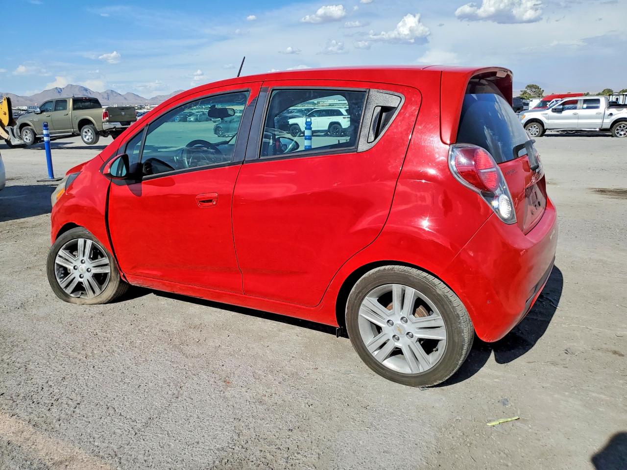 2014 Chevrolet Spark 1lt Red vin: KL8CD6S92EC546474