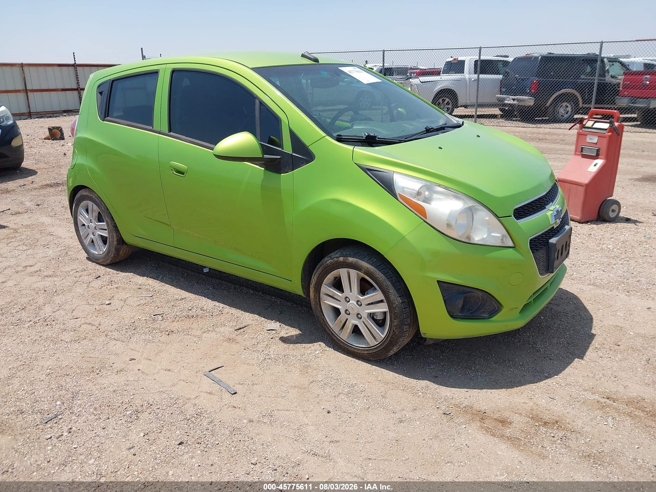 2014 Chevrolet Spark 1lt Auto Green vin: KL8CD6S92EC551688