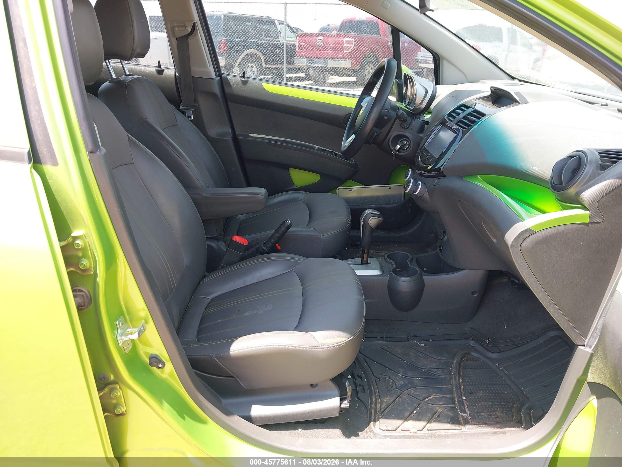 2014 Chevrolet Spark 1lt Auto Green vin: KL8CD6S92EC551688