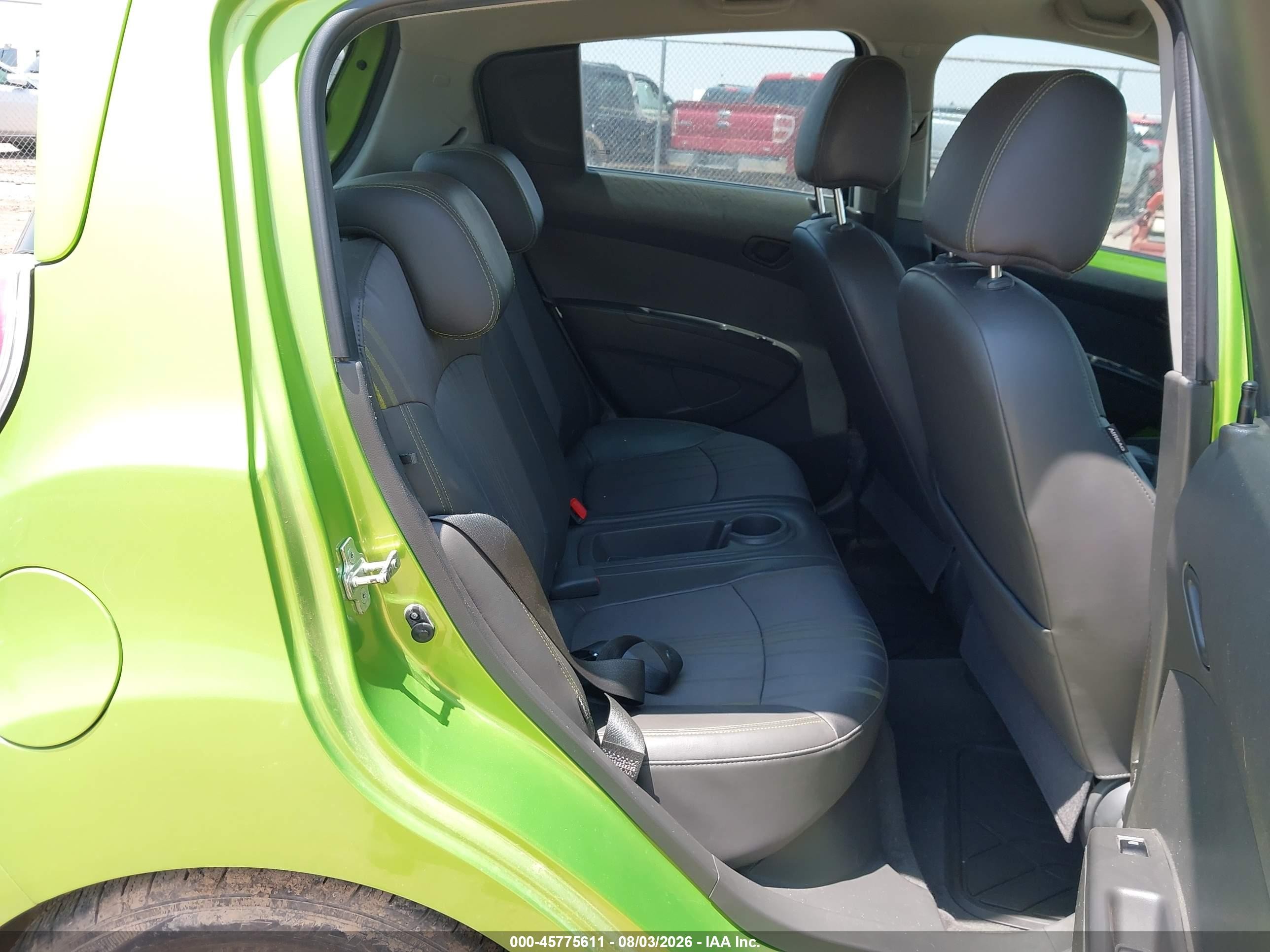2014 Chevrolet Spark 1lt Auto Green vin: KL8CD6S92EC551688