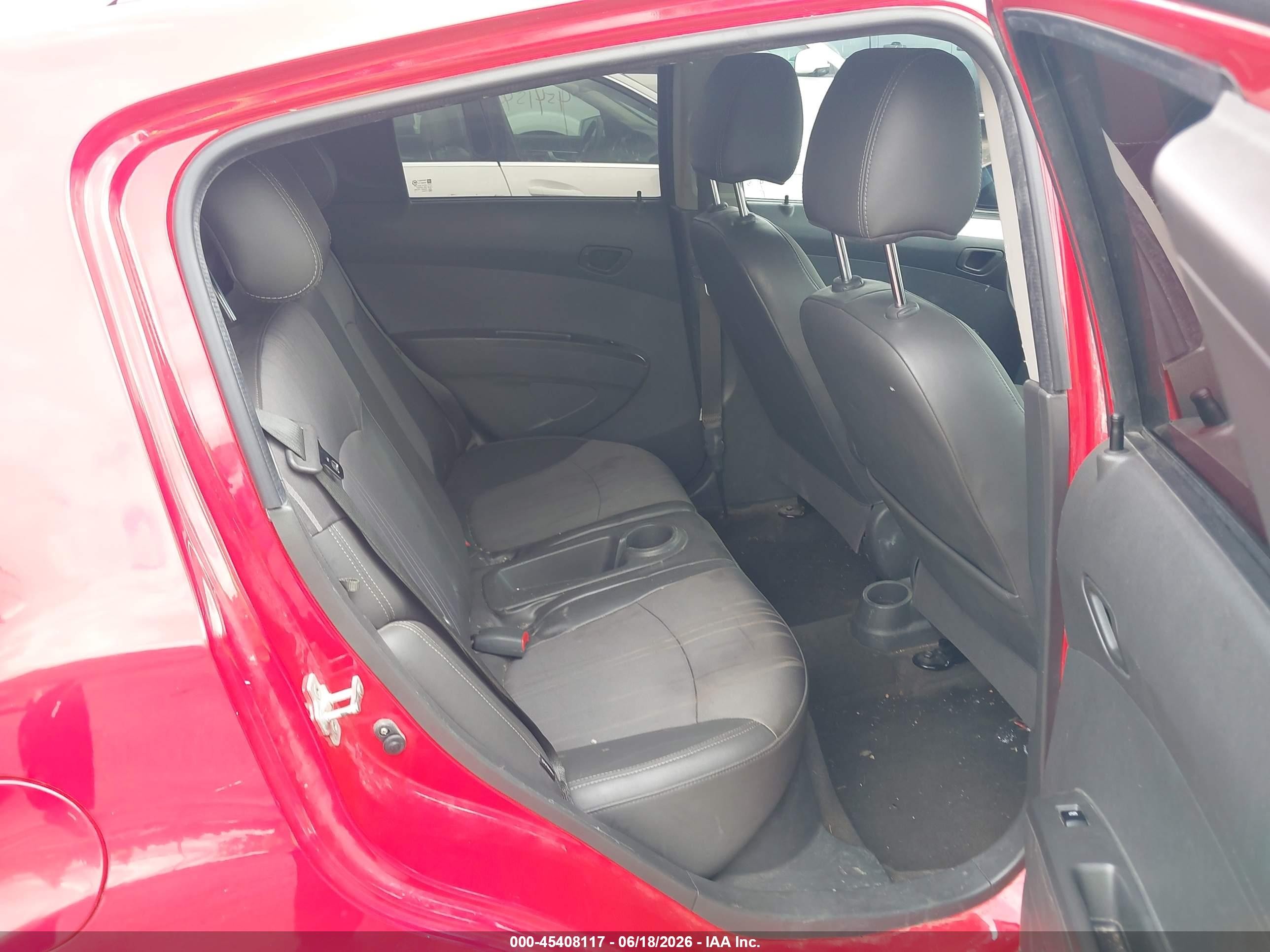 2014 Chevrolet Spark 1lt Auto Red vin: KL8CD6S92EC559905