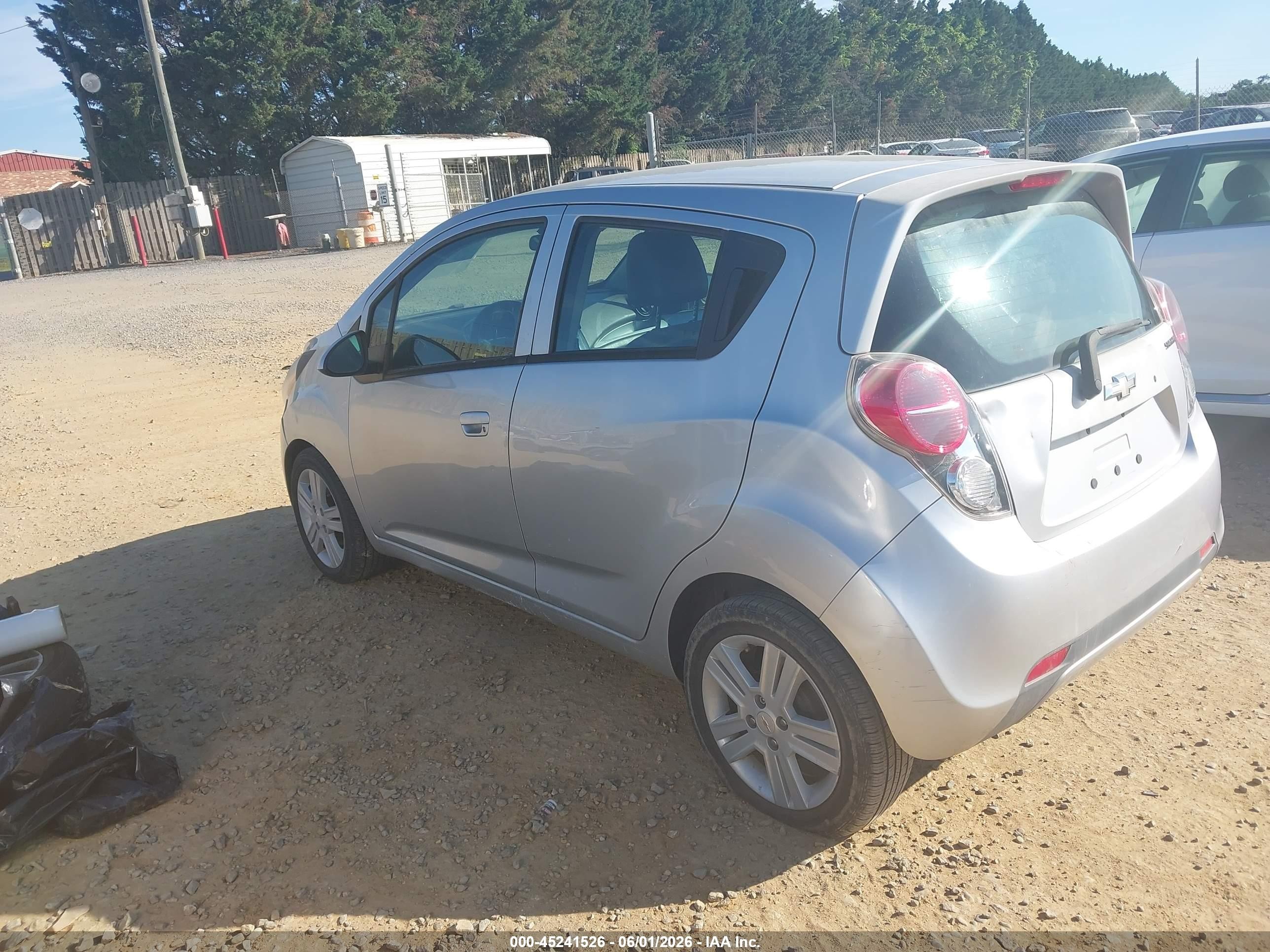 2014 Chevrolet Spark 1lt Auto Silver vin: KL8CD6S92EC563582