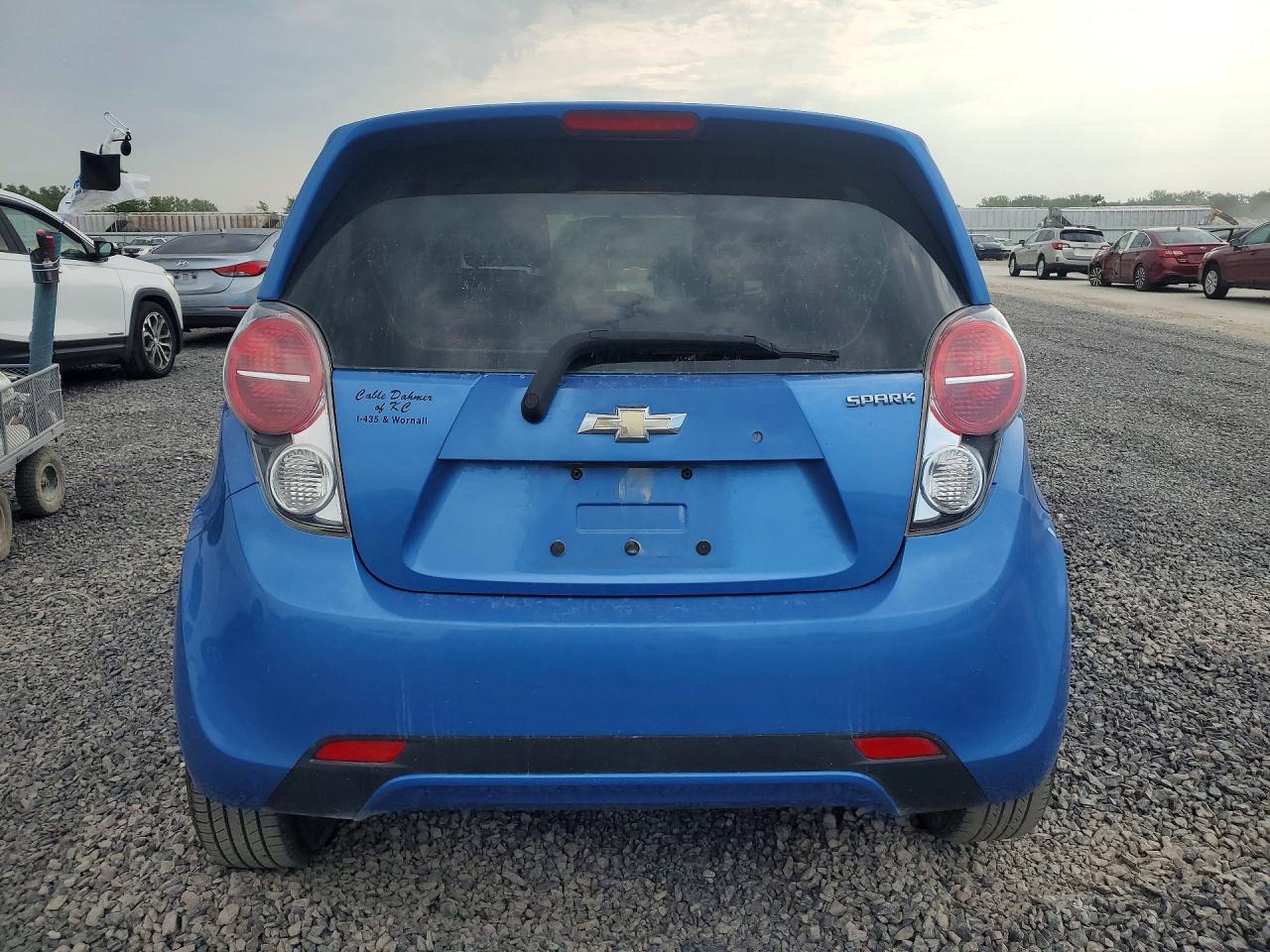 2014 Chevrolet Spark 1lt Blue vin: KL8CD6S92EC584108