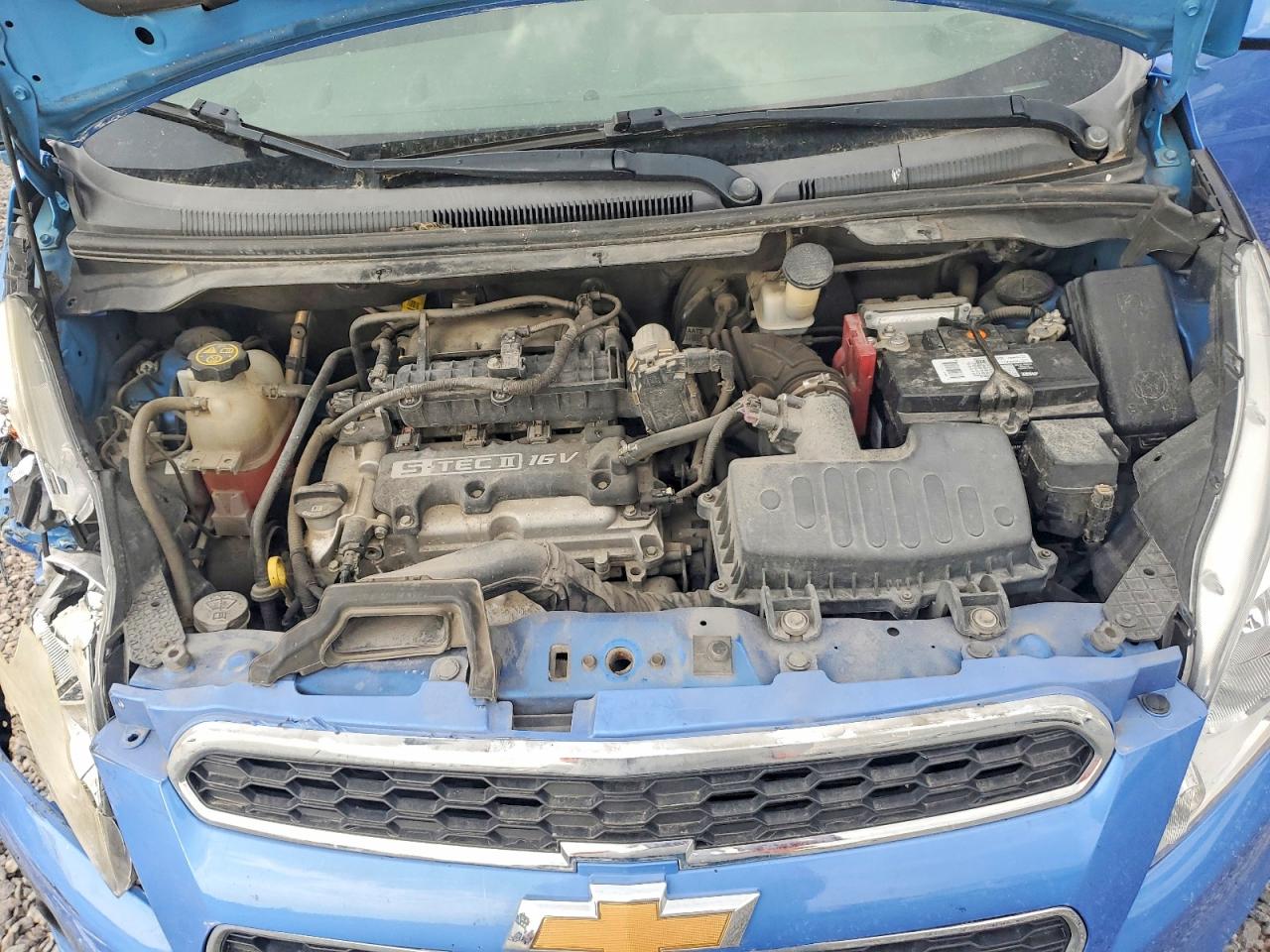 2014 Chevrolet Spark 1lt Blue vin: KL8CD6S92EC584108