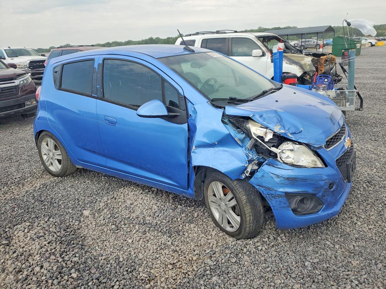 2014 Chevrolet Spark 1lt Blue vin: KL8CD6S92EC584108