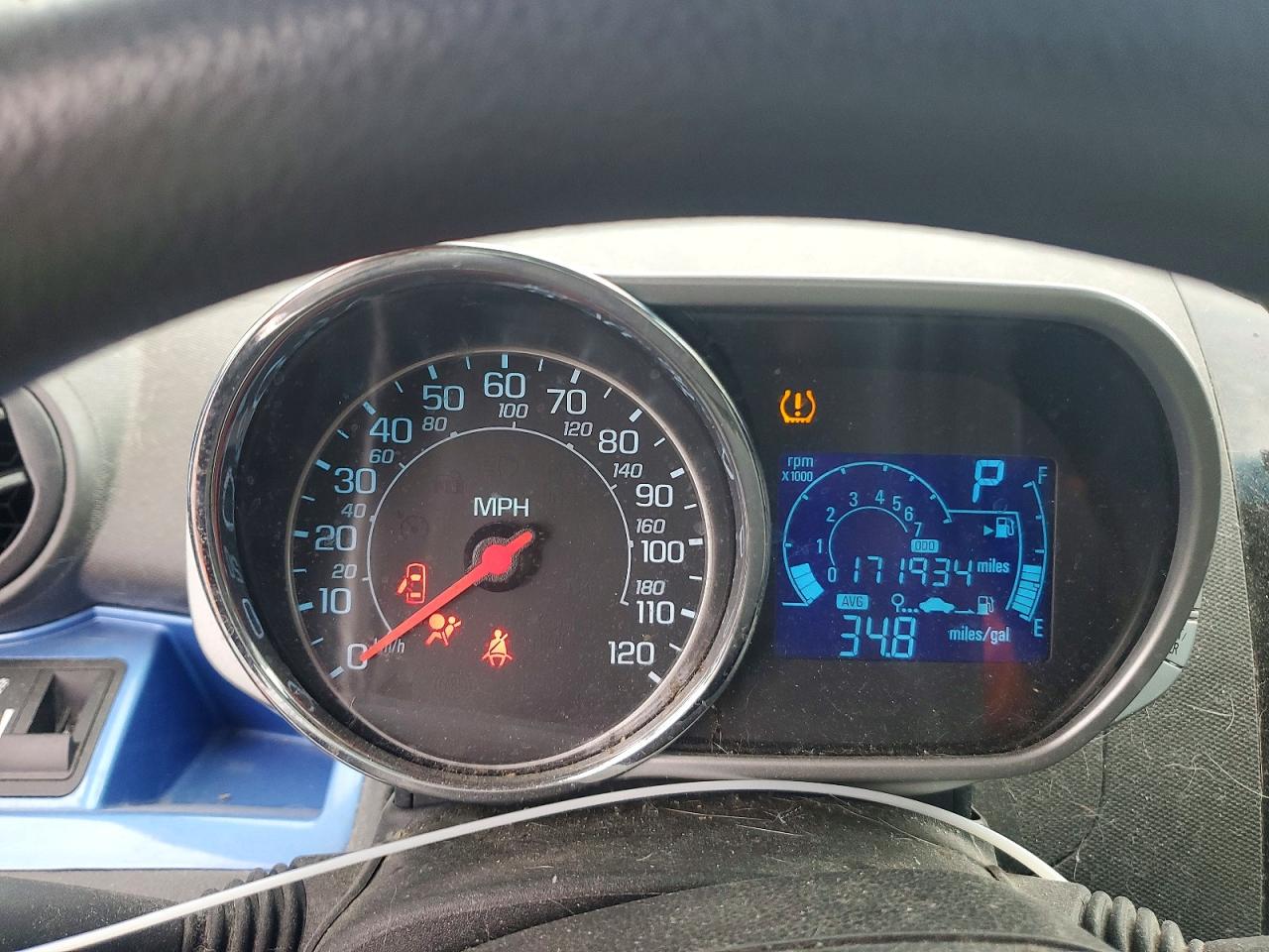 2014 Chevrolet Spark 1lt Blue vin: KL8CD6S92EC584108