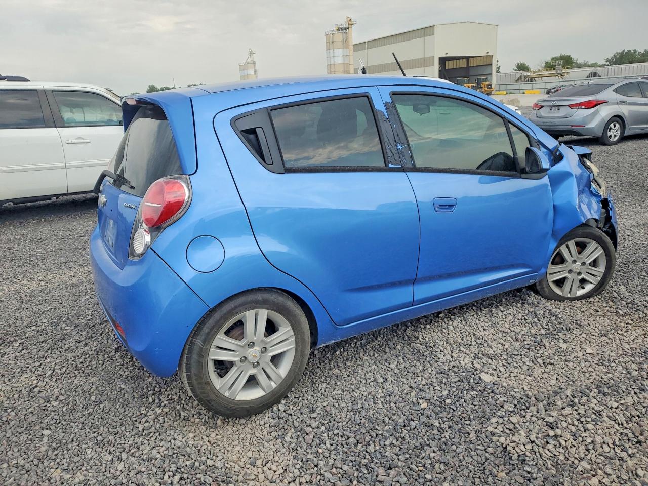 2014 Chevrolet Spark 1lt Blue vin: KL8CD6S92EC584108