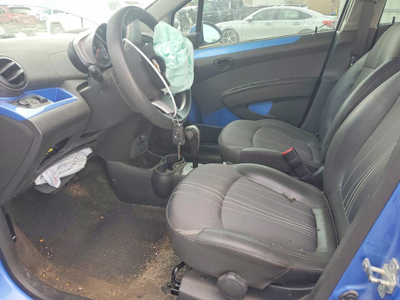 2014 Chevrolet Spark 1lt Blue vin: KL8CD6S92EC584108
