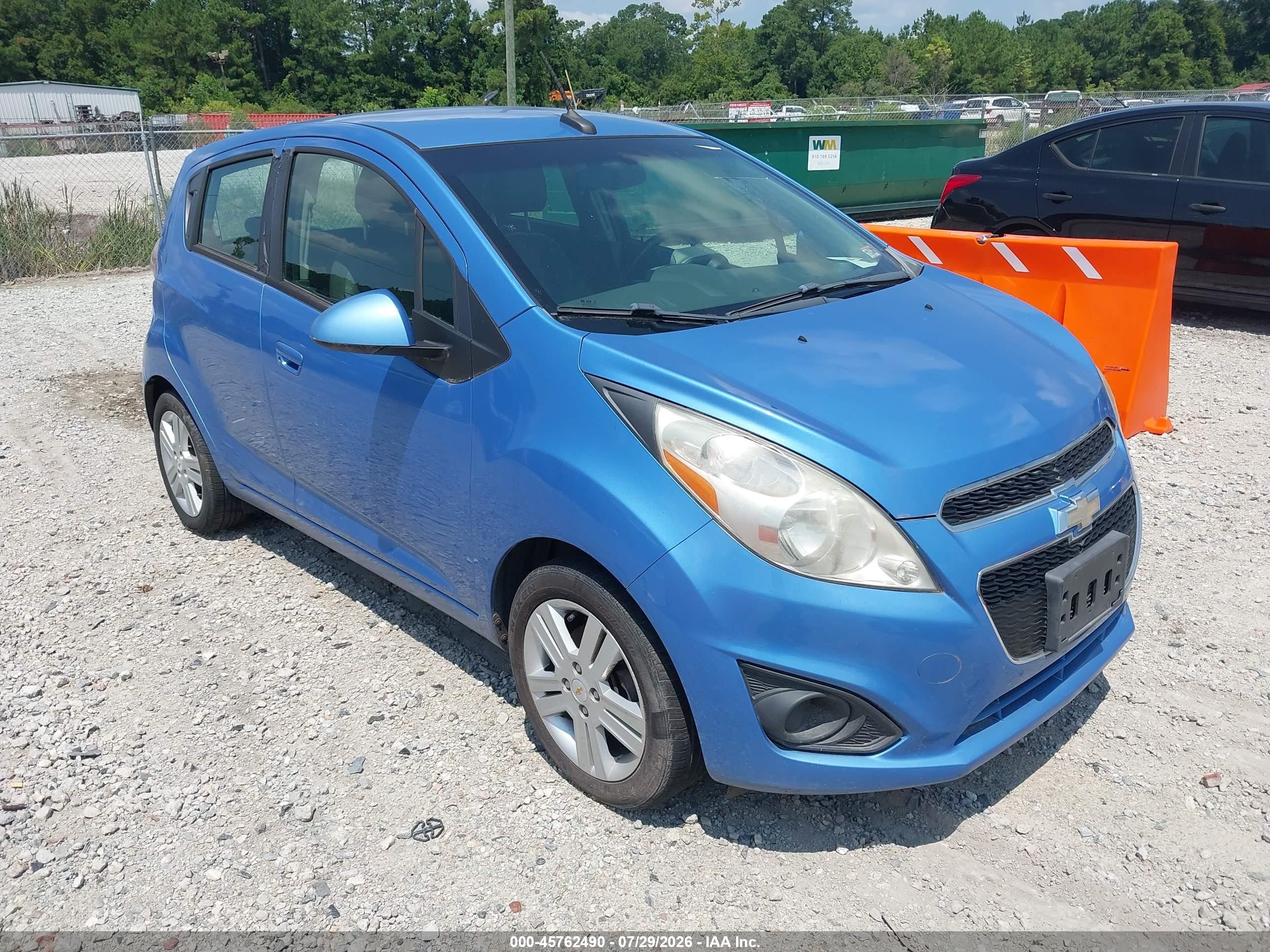 2014 Chevrolet Spark 1lt Auto Синий vin: KL8CD6S92EC587204