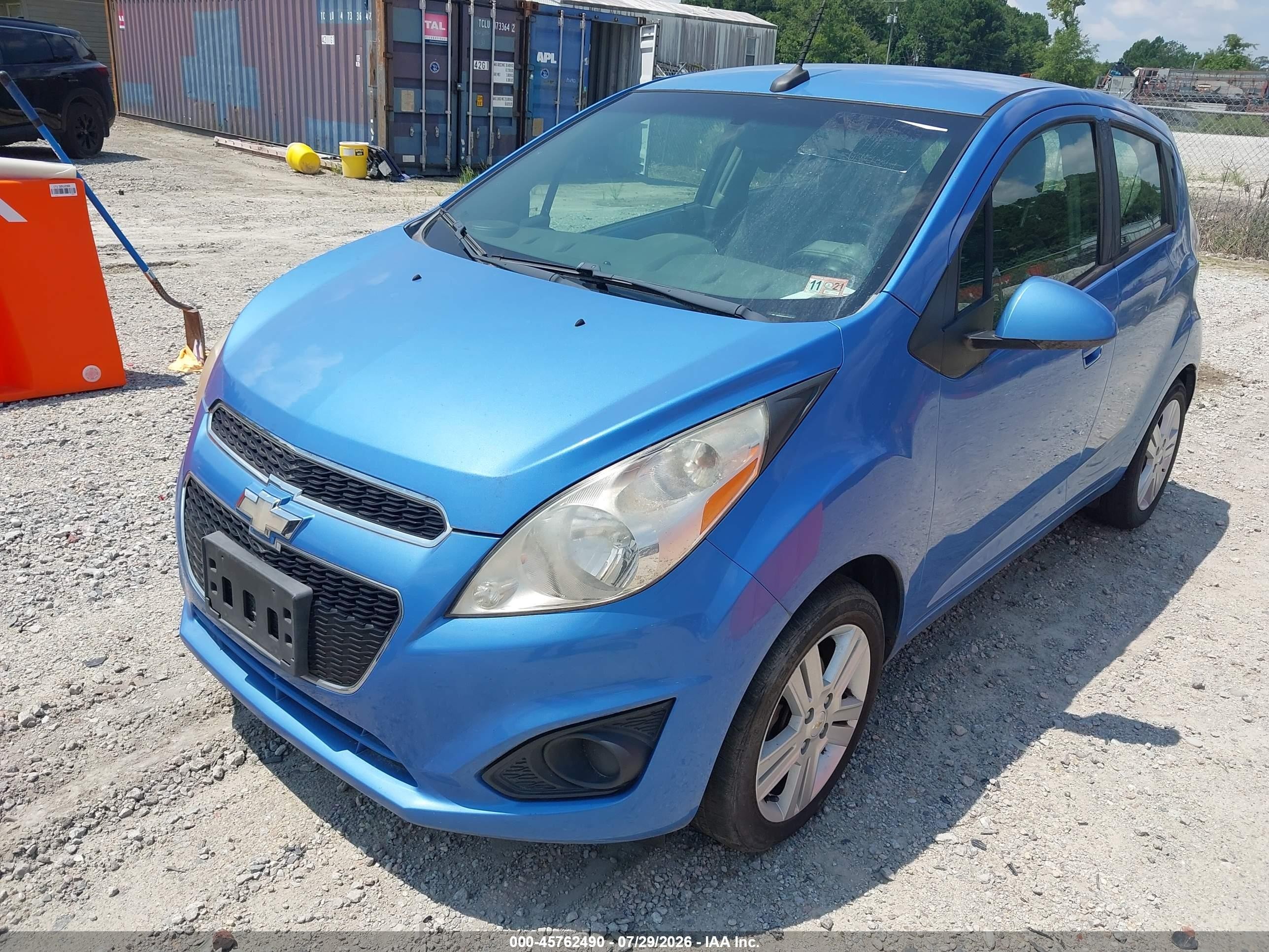 2014 Chevrolet Spark 1lt Auto Blue vin: KL8CD6S92EC587204