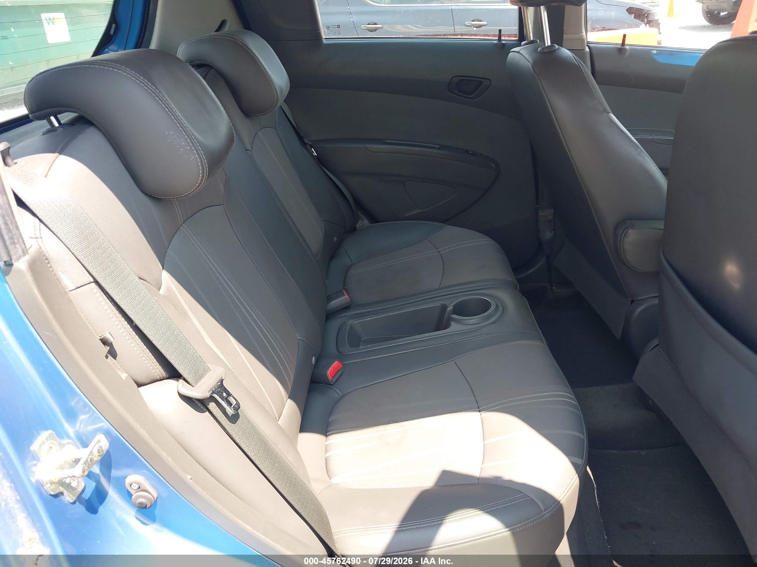 2014 Chevrolet Spark 1lt Auto Blue vin: KL8CD6S92EC587204