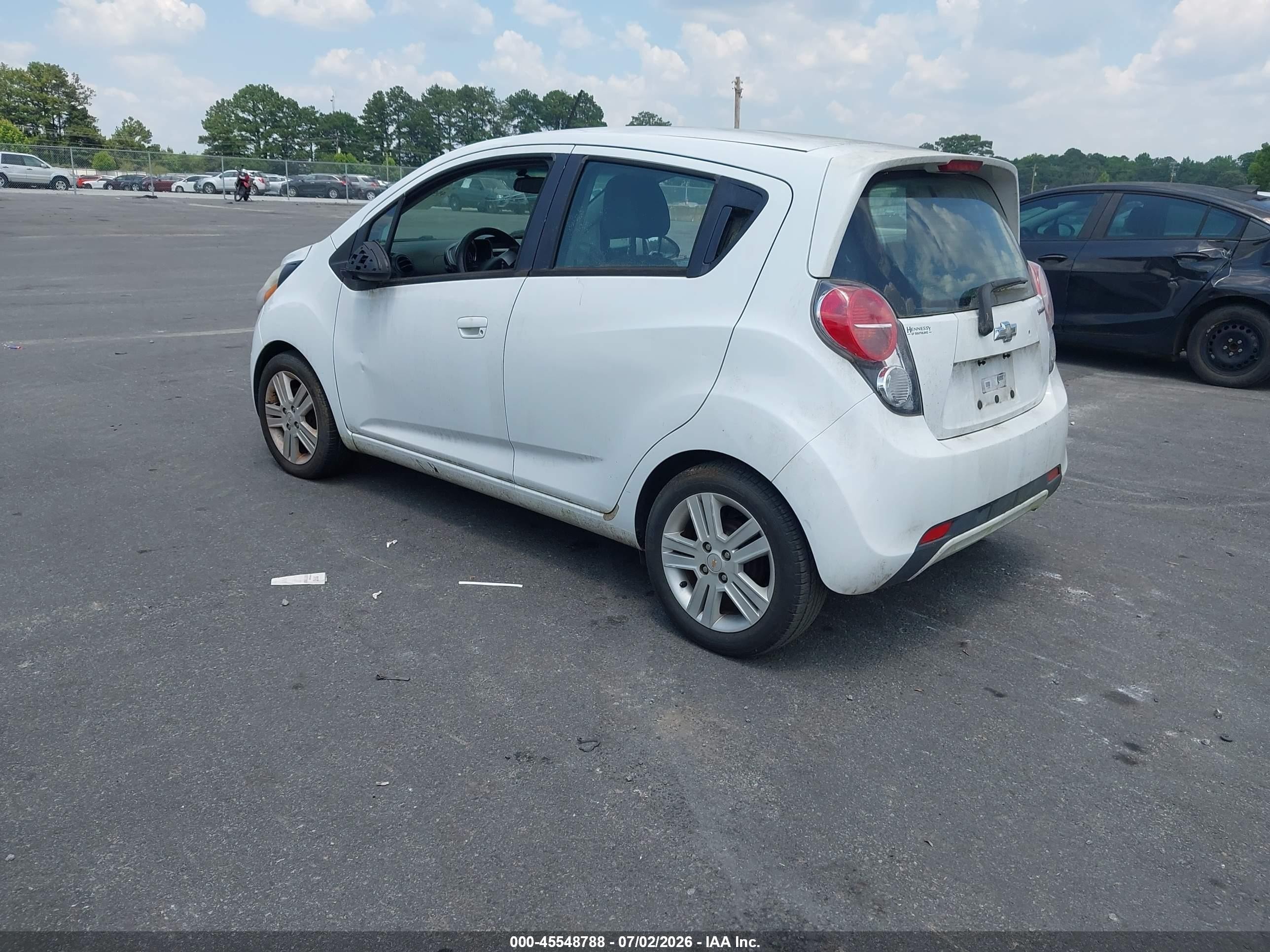 2015 Chevrolet Spark 1lt Cvt White vin: KL8CD6S92FC716348