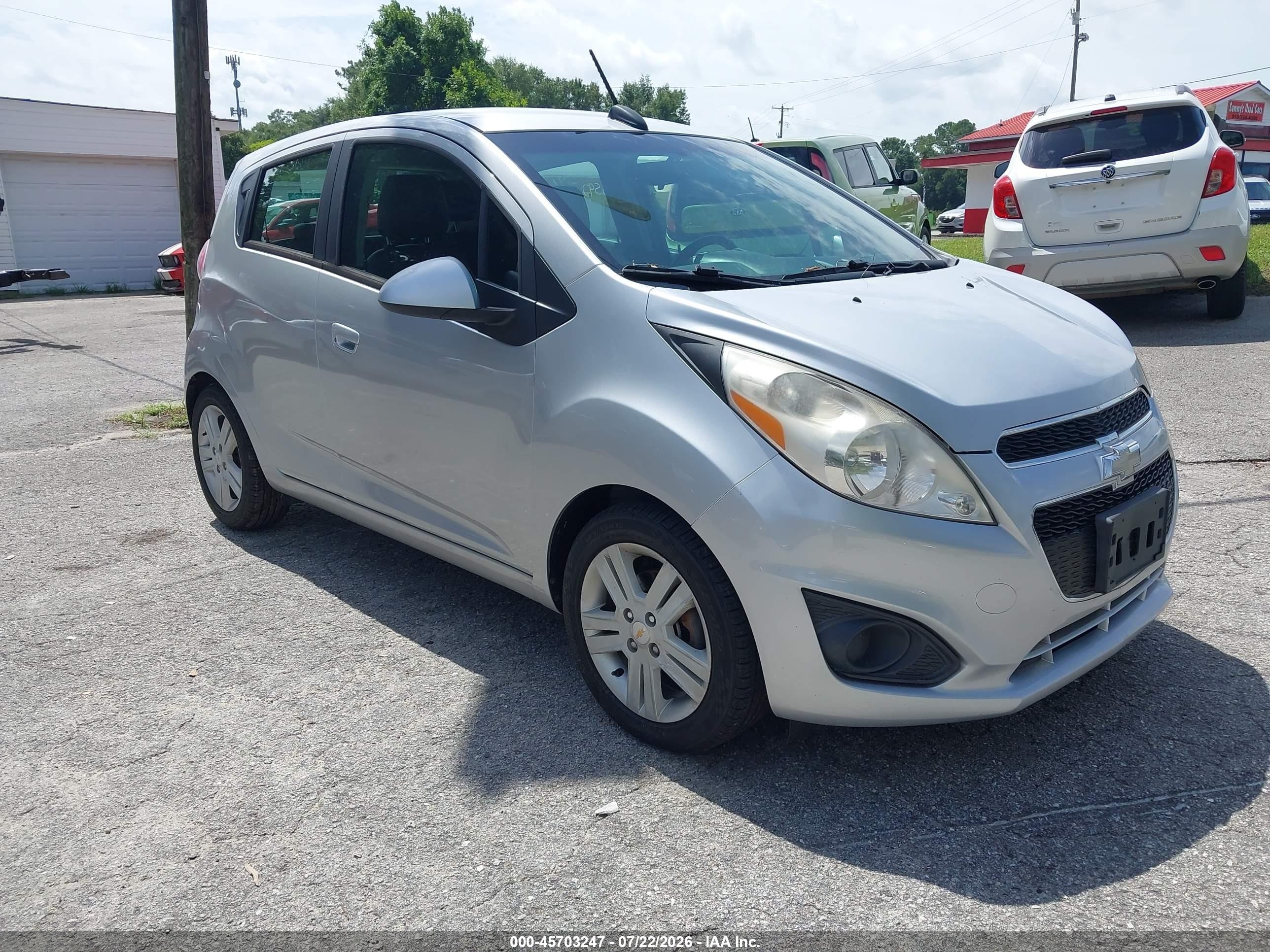2015 Chevrolet Spark 1lt Cvt Silver vin: KL8CD6S92FC727074